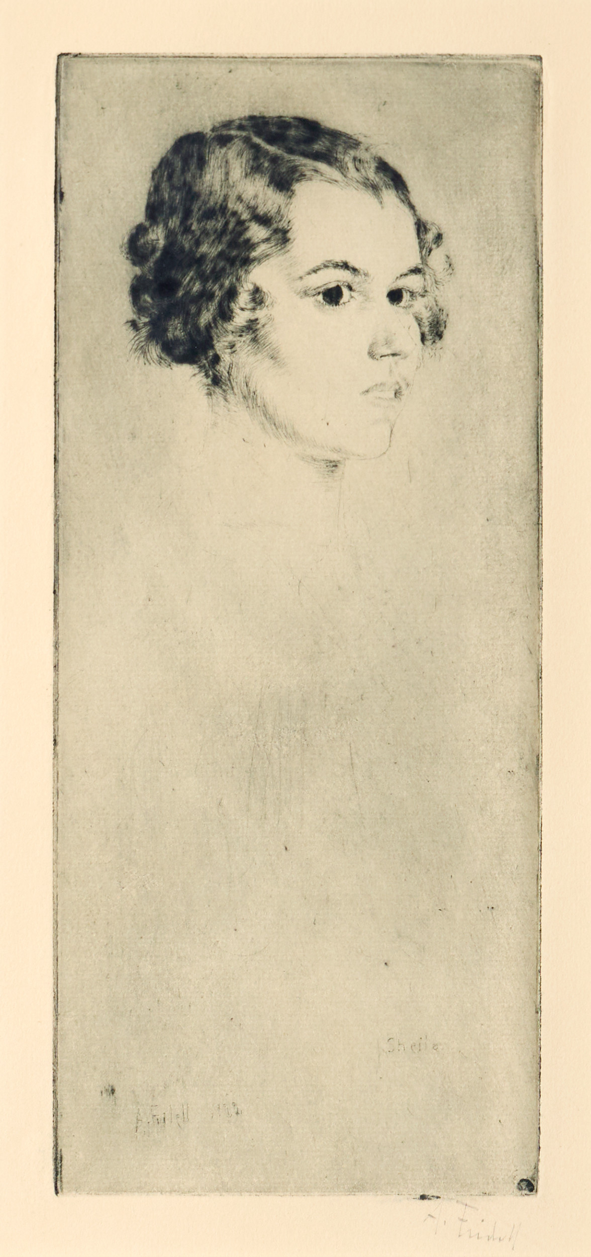 AXEL FRIDELL. "Sheila (Kusin Signe)", Falun 1922.