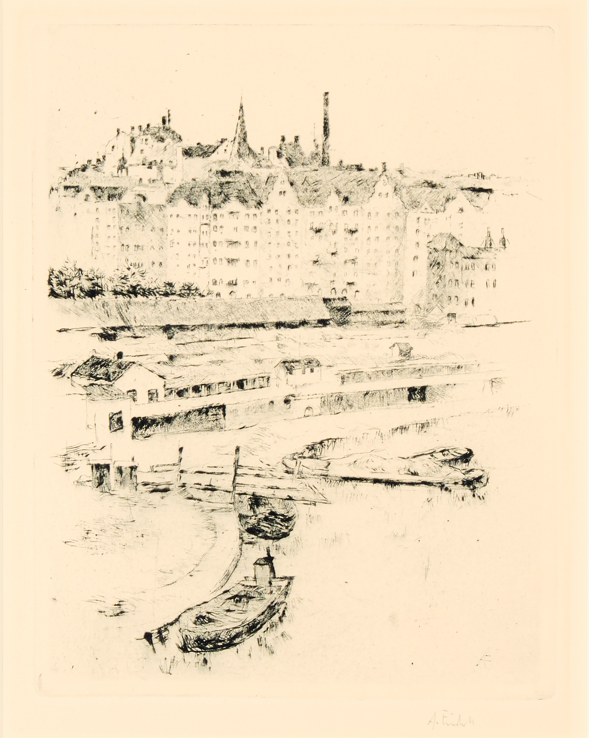 AXEL FRIDELL. "Klara sjö", Stockholm 1919.