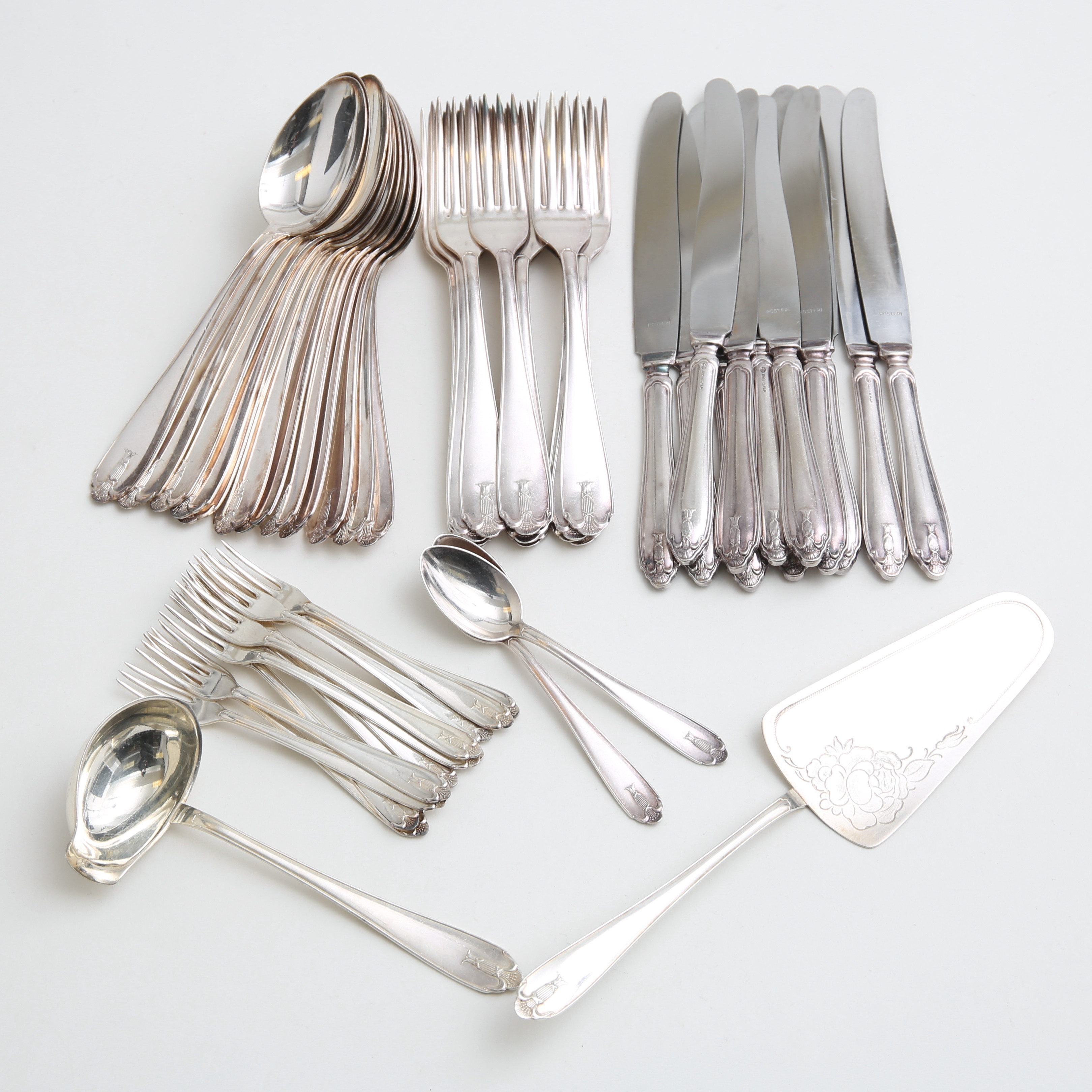 BESTICK, "VASA", nysilver, 52 delar.