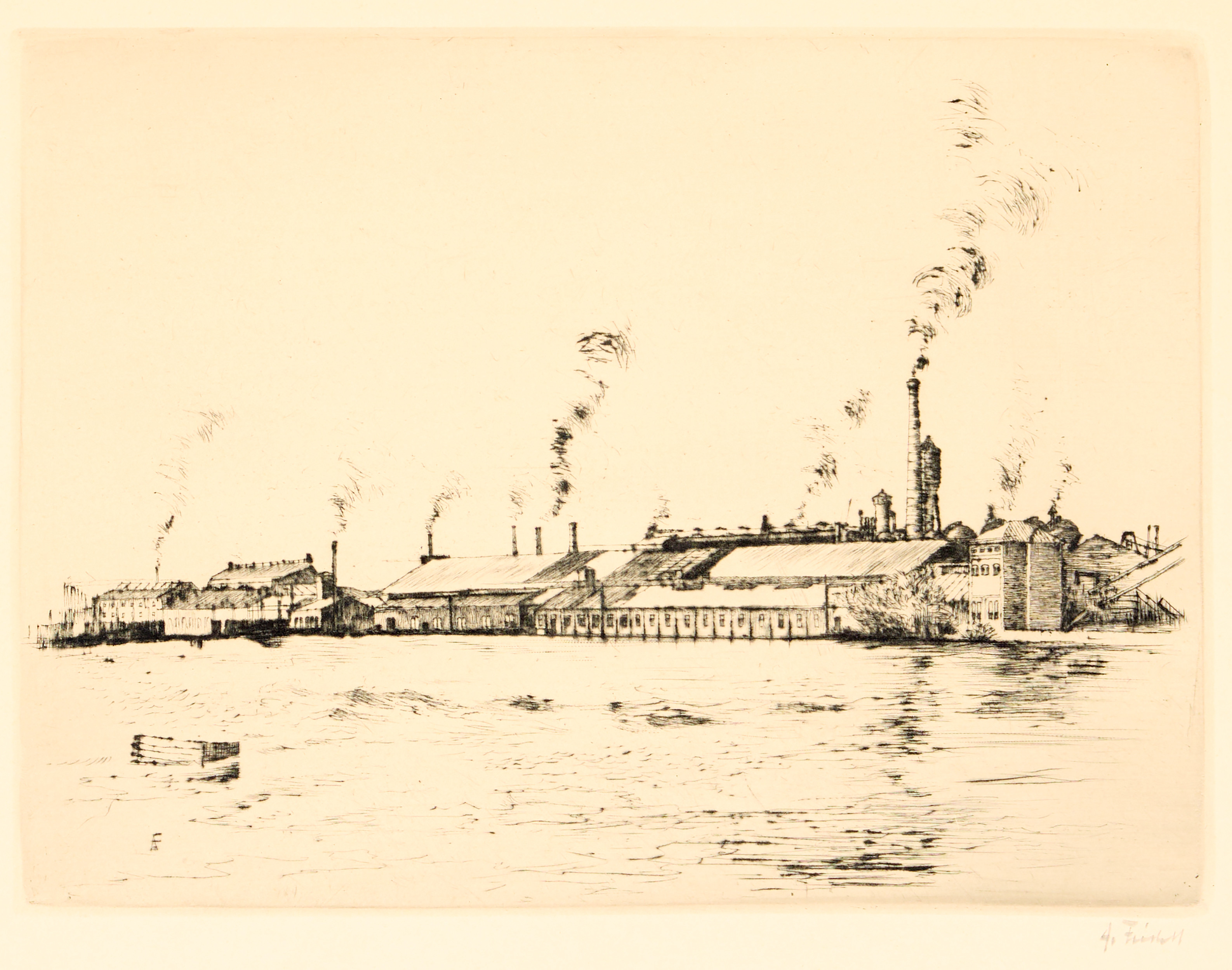 AXEL FRIDELL. "Domnarvets järnverk", Falun 1924.