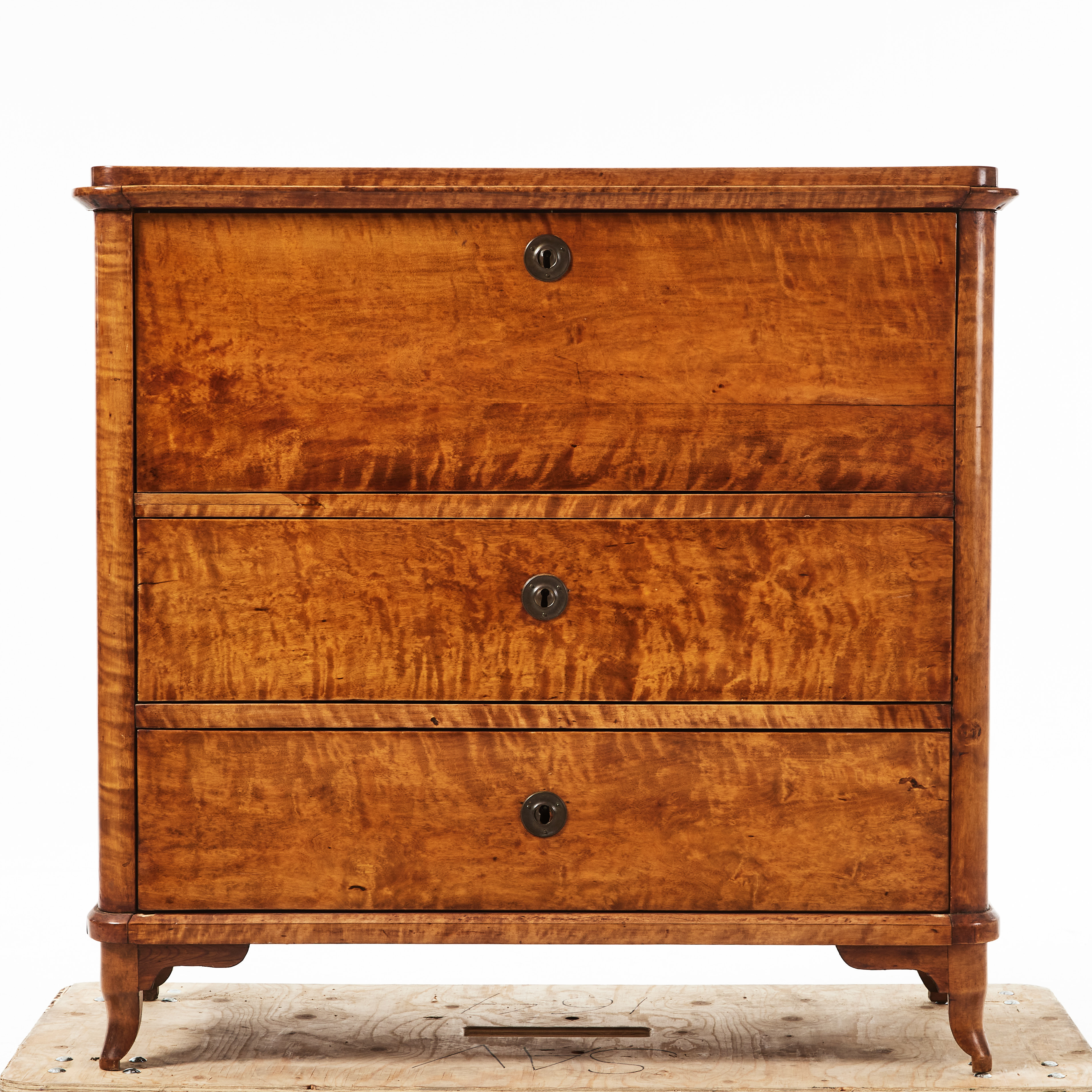 SKRIVBYRÅ, 1800-talets andra hälft, björk.