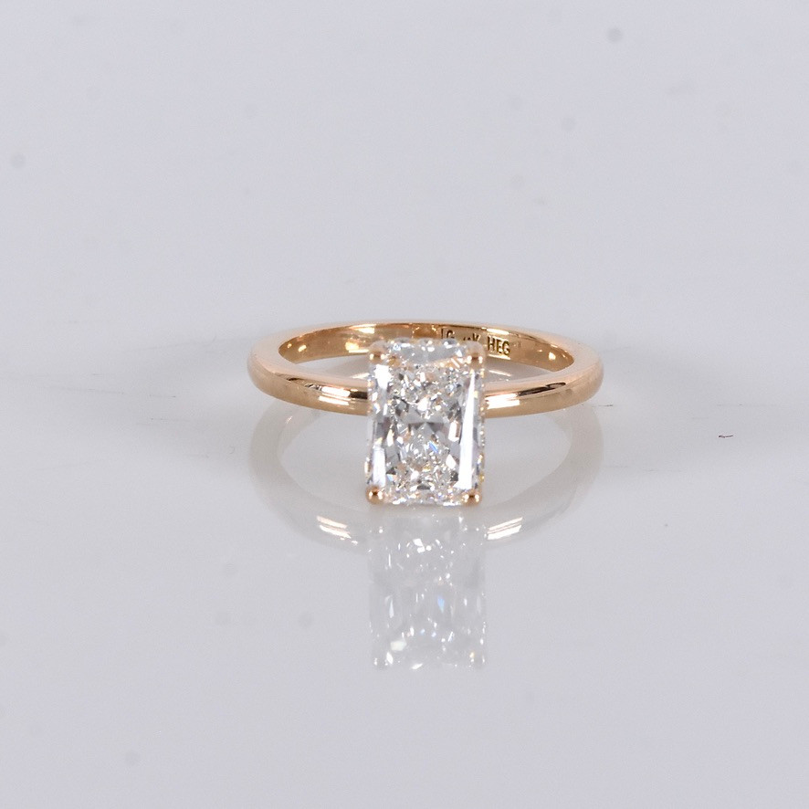 DIAMANTRING, 1,66ct, 18K IGI Cert Labgrown.