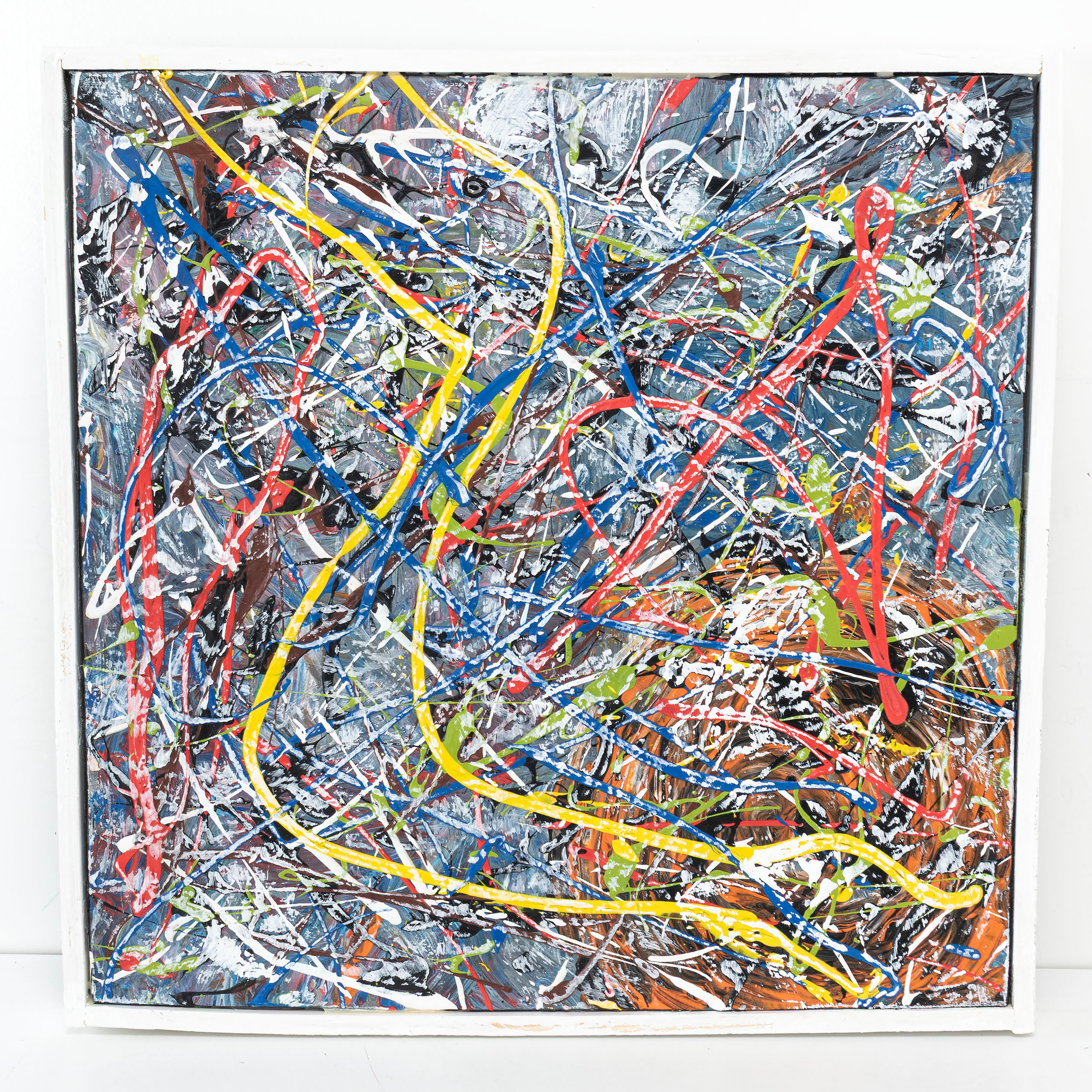 KARL HÅKAN MUKKA, blandteknik" fågeldans till gitarr solo" signerad.