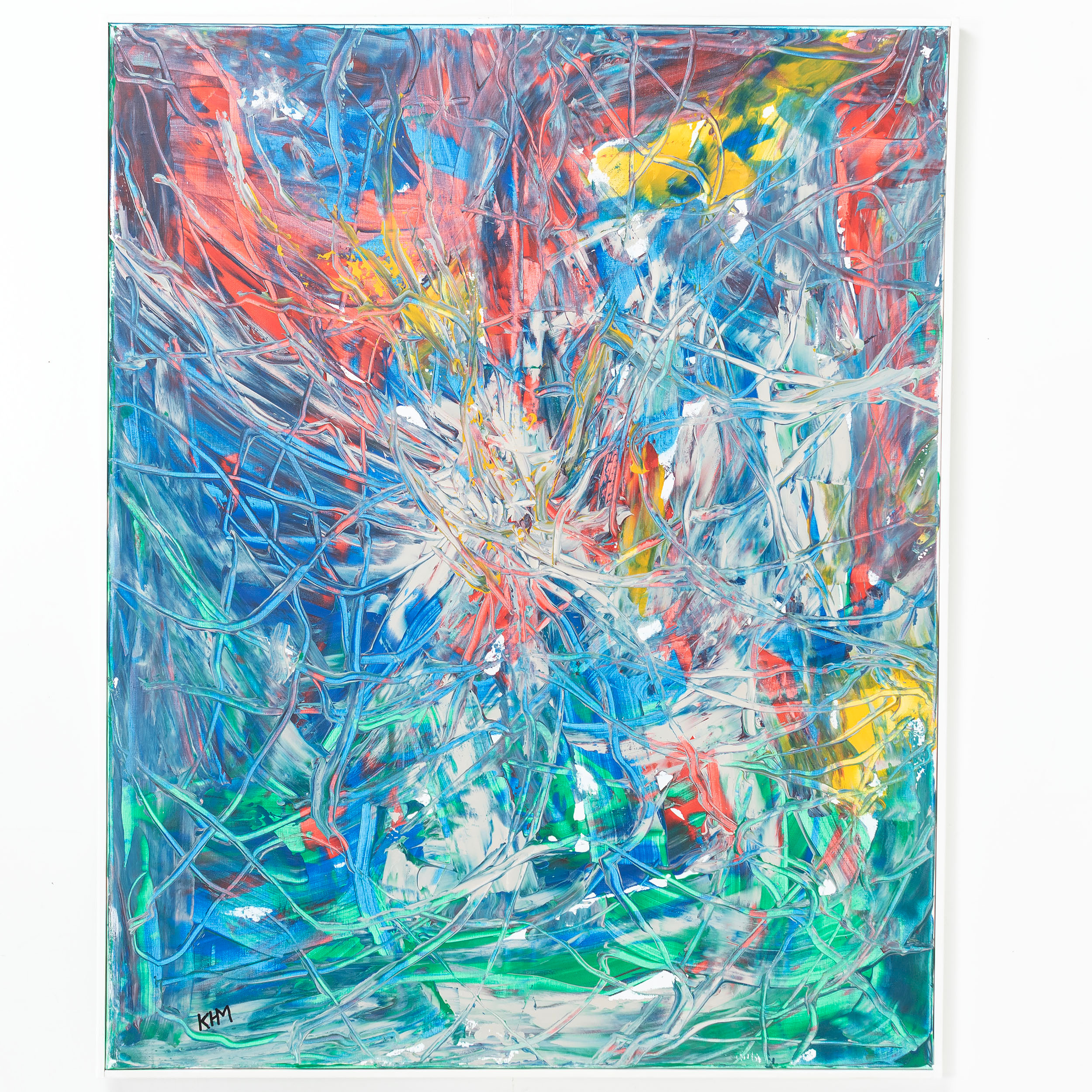 KARL HÅKAN MUKKA, blandteknik" sol vind och himmel " signerad.