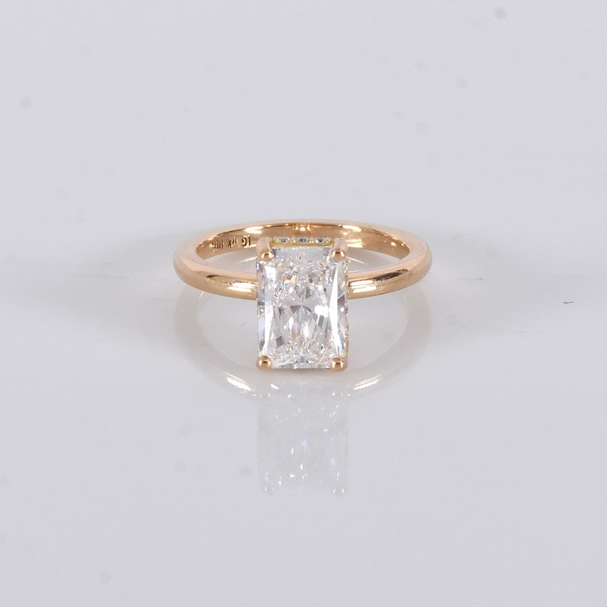 DIAMANTRING, 2,20ct, 18K IGI Cert Labgrown.