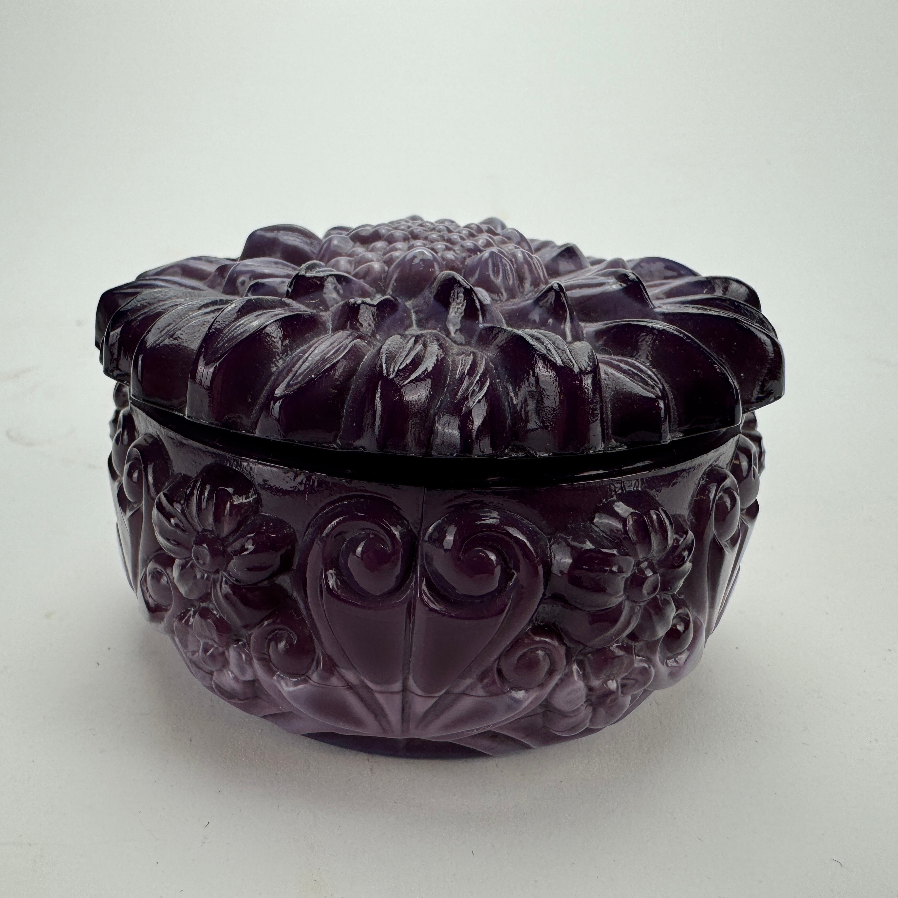 LOCKASK, glas, sannolikt Tjeckoslovakien, 1900-tal.