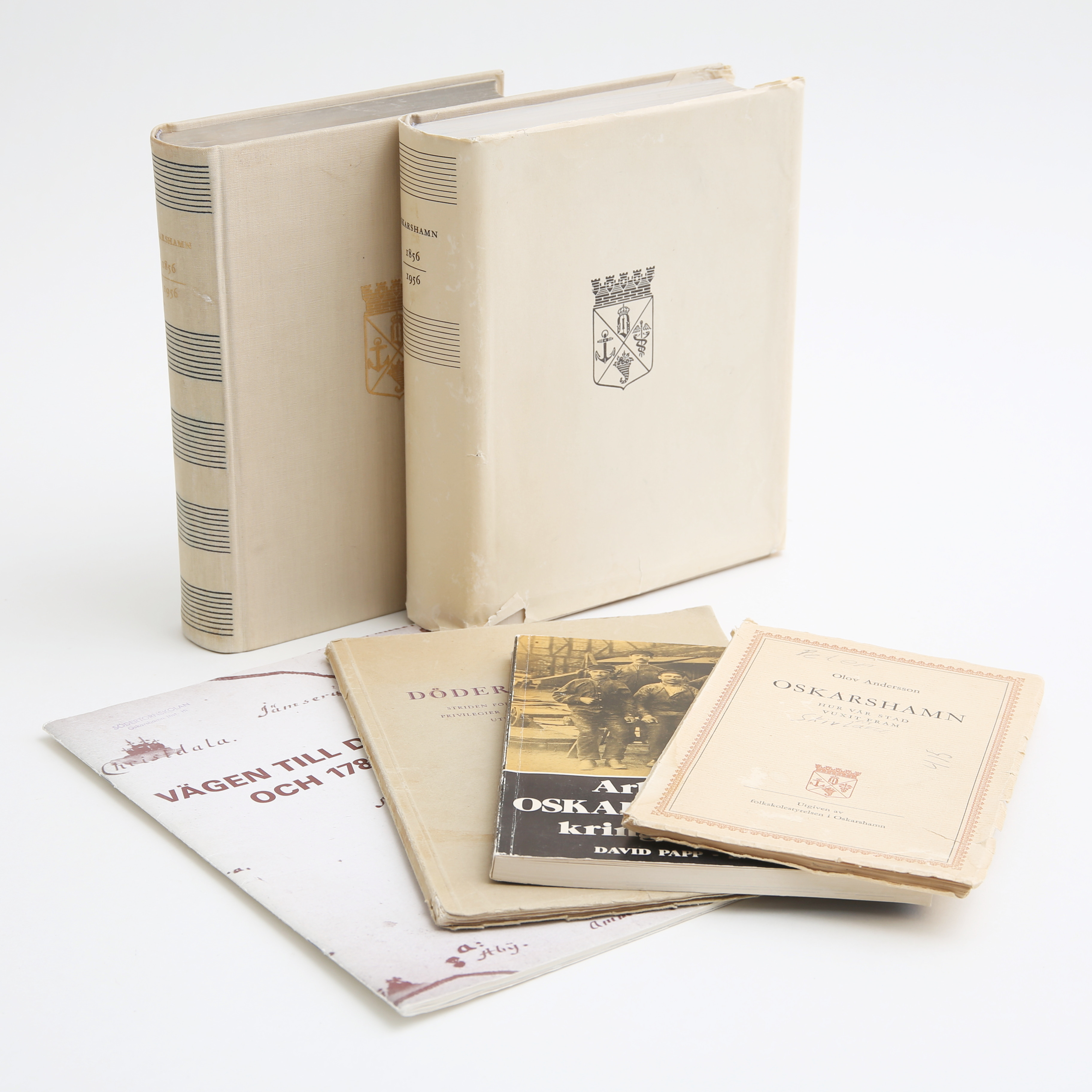 BÖCKER, 6 st, Oskarshamnshistoria.