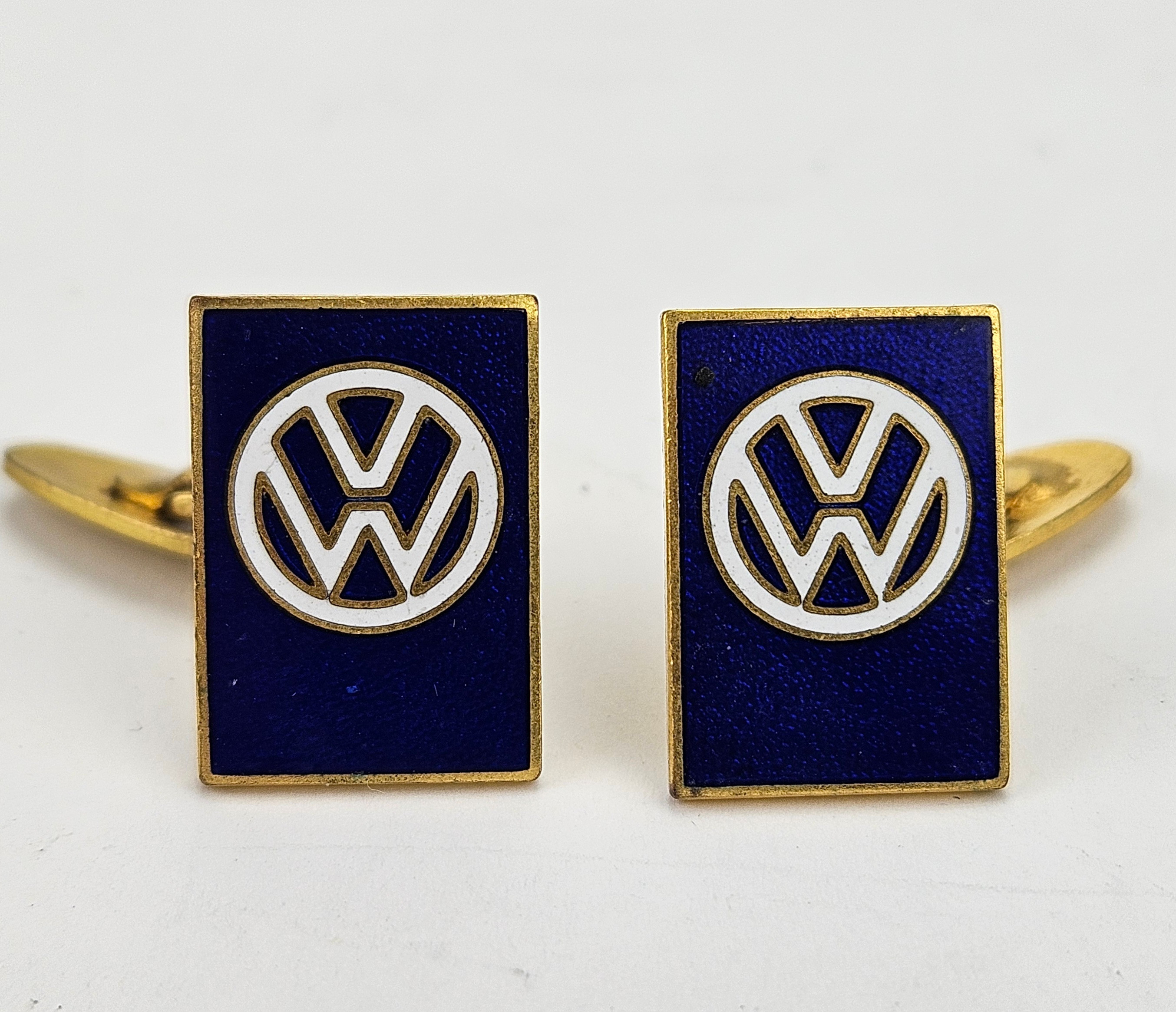 MANSCHETTKNAPPAR, ett par, VW, Volkswagen, 1900-tal.