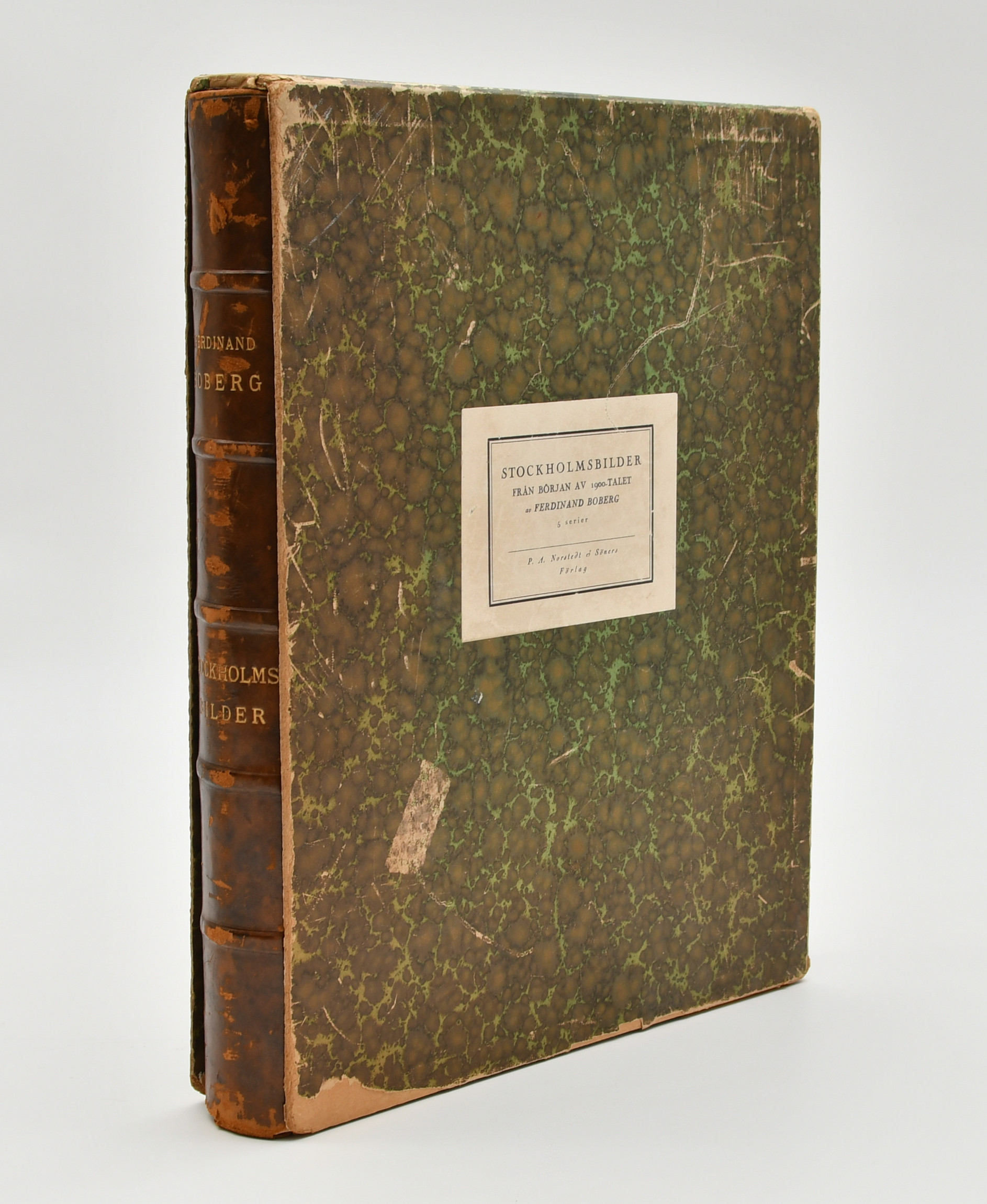 Stockholmsbilder från början av 1900-talet. Ferdinand Boberg.
