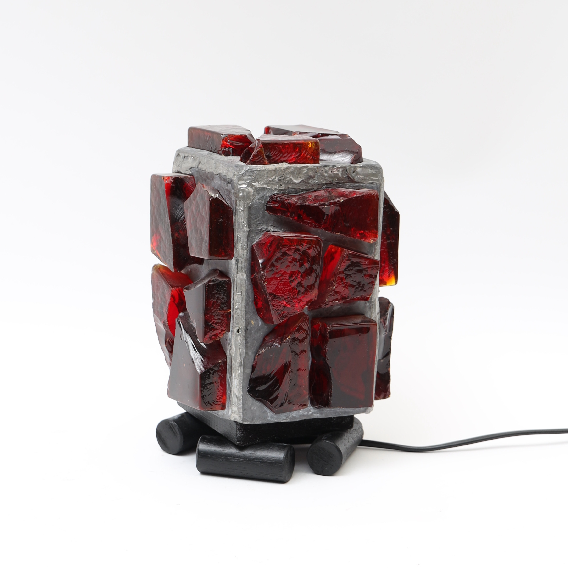 BORDSLAMPA, 1900-talets andra hälft.