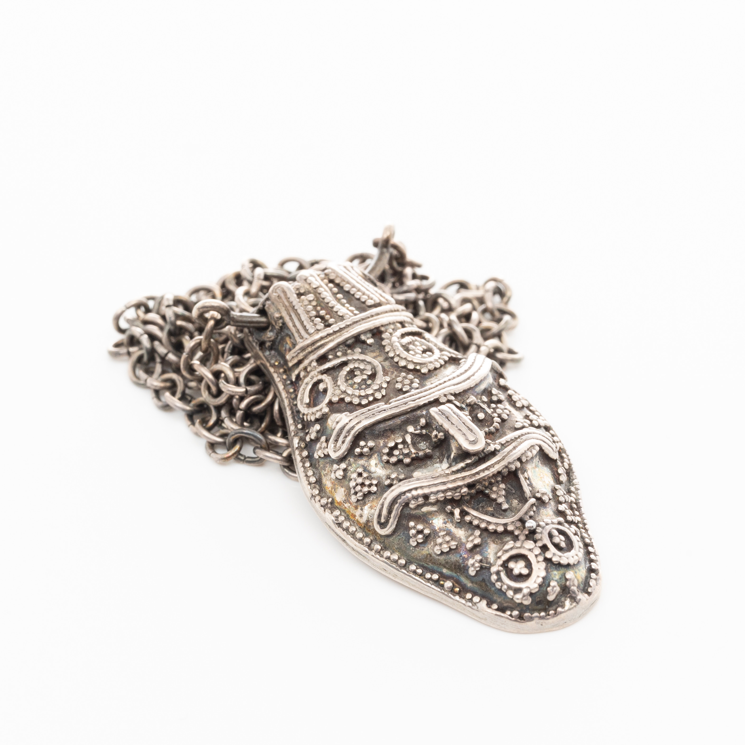 COLLIER, Sterlingsilver, Fornnodiskt motiv.