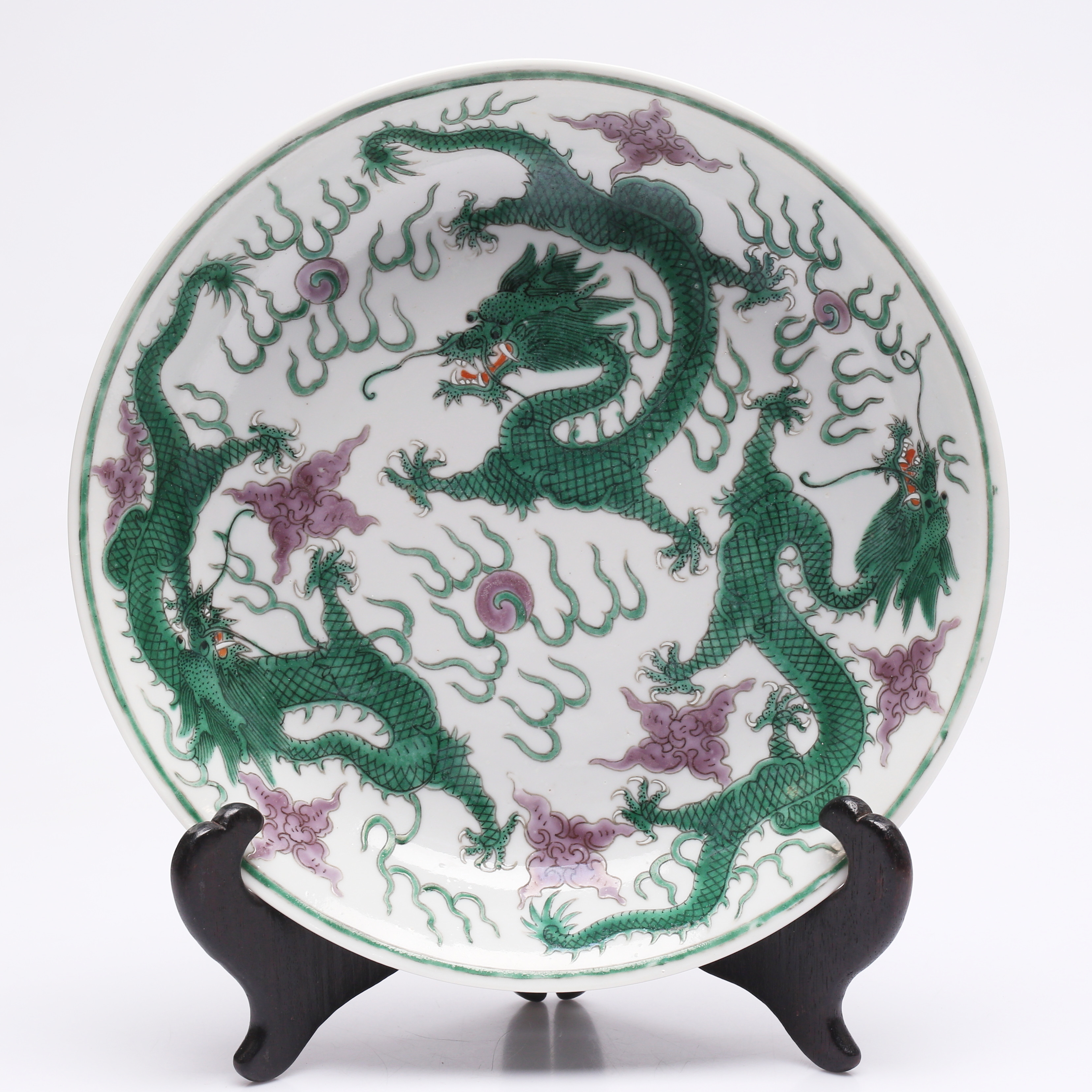 FAT, porslin, med Jiaqiing sigillmärke (ej period), 1900-talets första hälft, Kina.