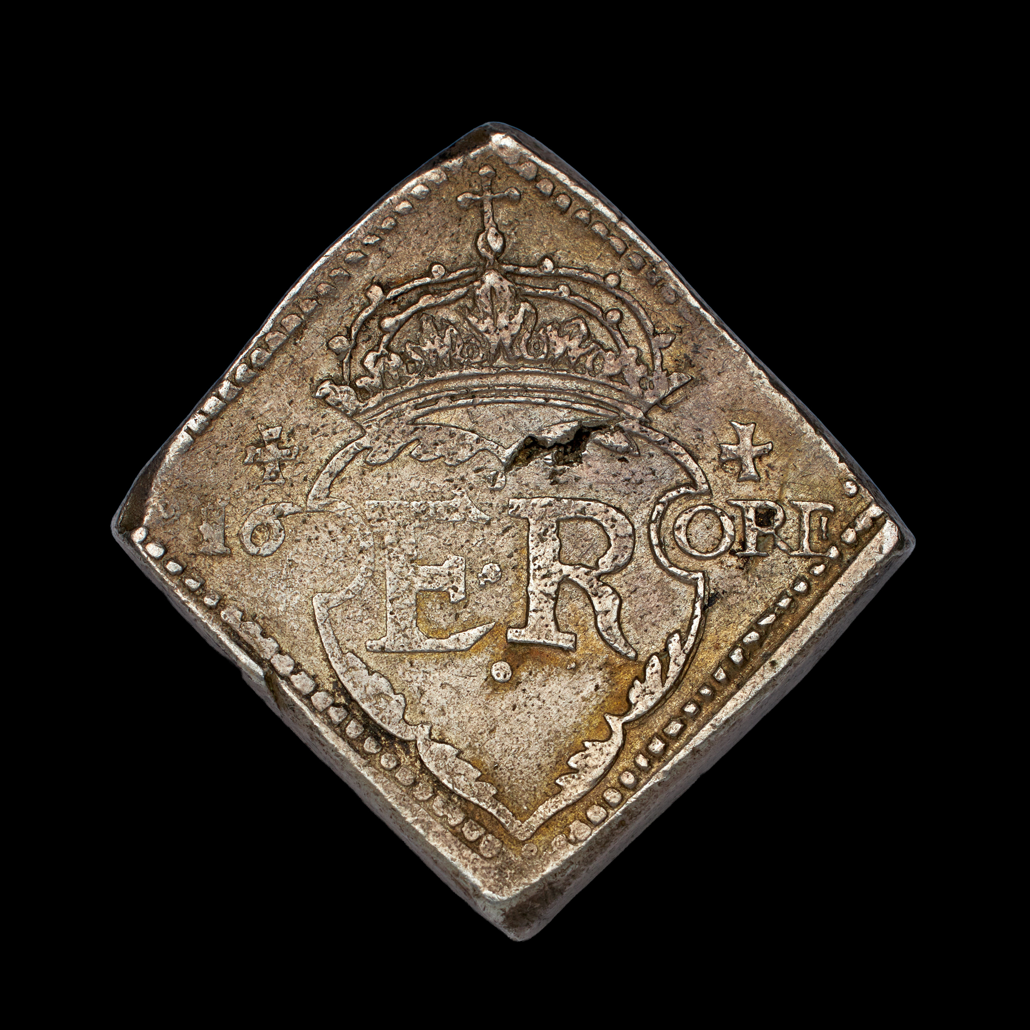 SILVERMYNT, Erik XIV, 1562, klipping, 16 öre.