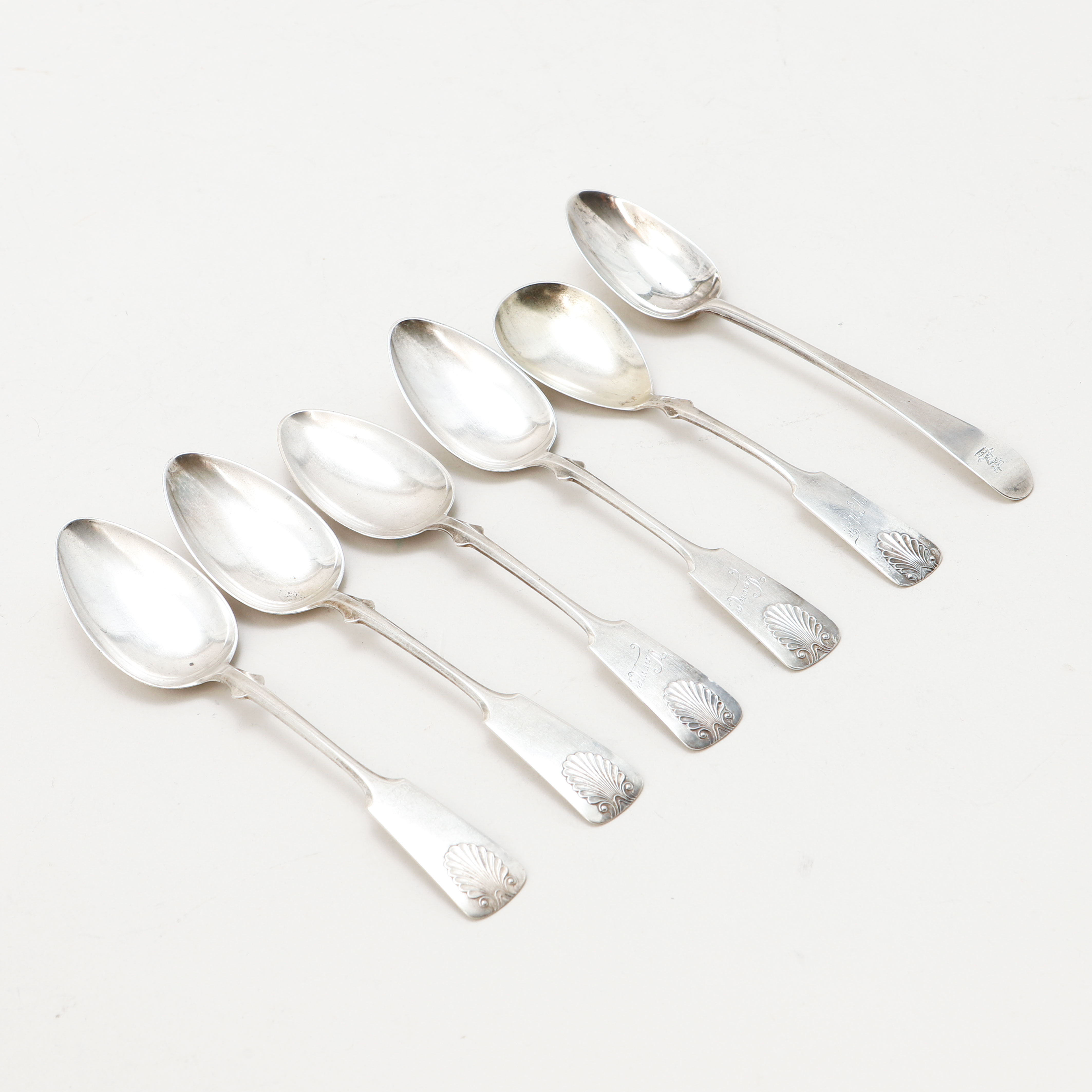 SKEDAR, 6 st, silver, Finland och England.