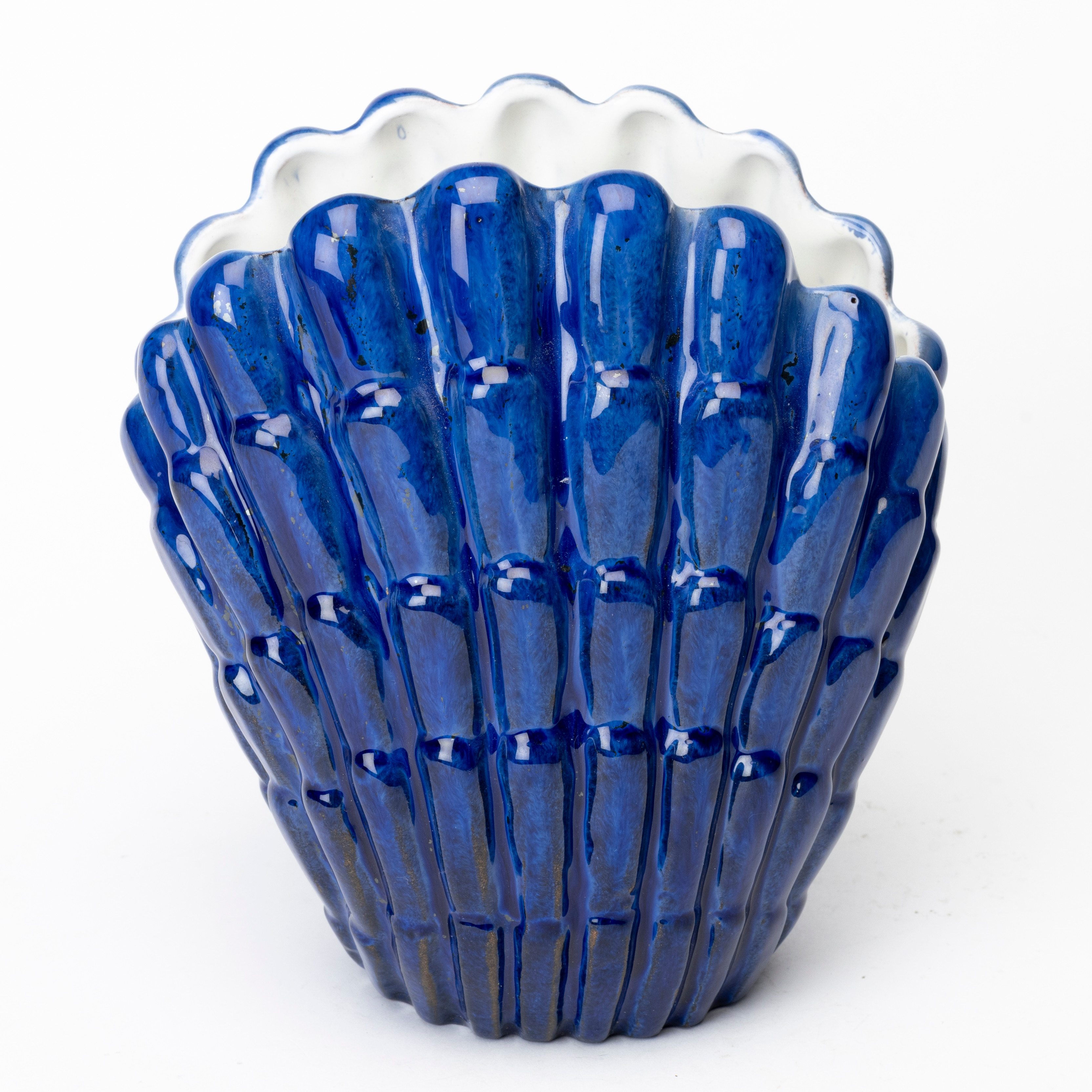 VICKE LINDSTRAND. Vas, glaserat stengods, stämpelmärkt, Upsala-Ekeby, 1940-tal.