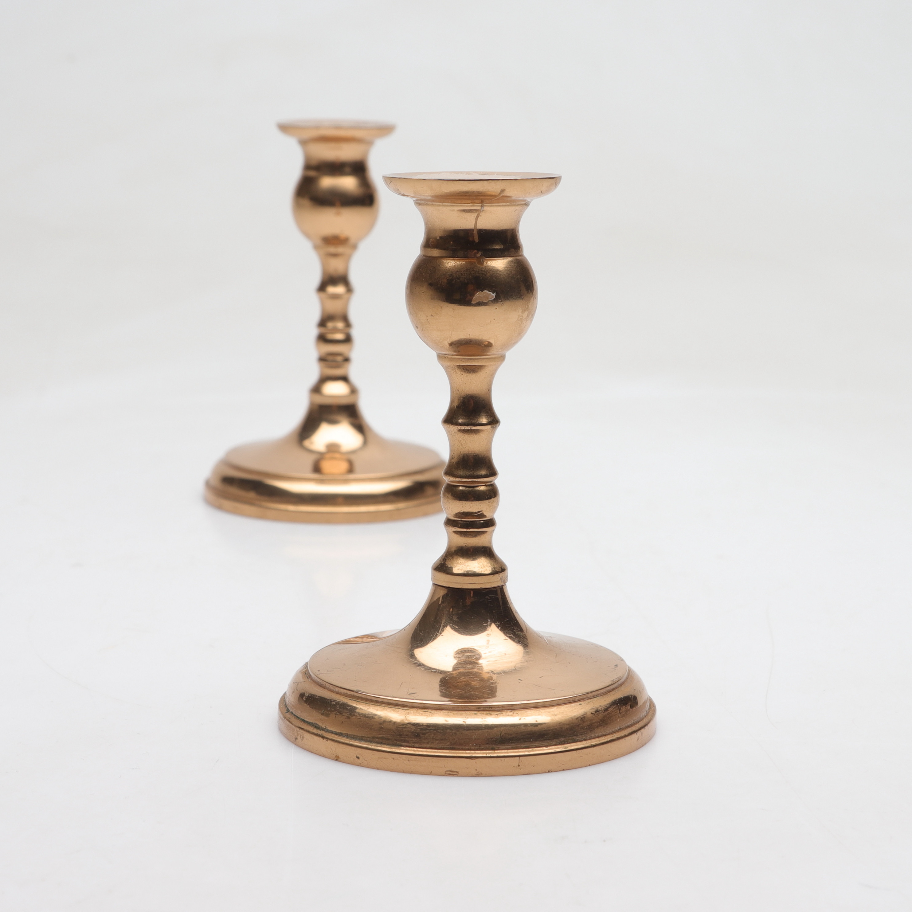 LJUSSTAKAR, 2 st, malm, Bollings Gänna.