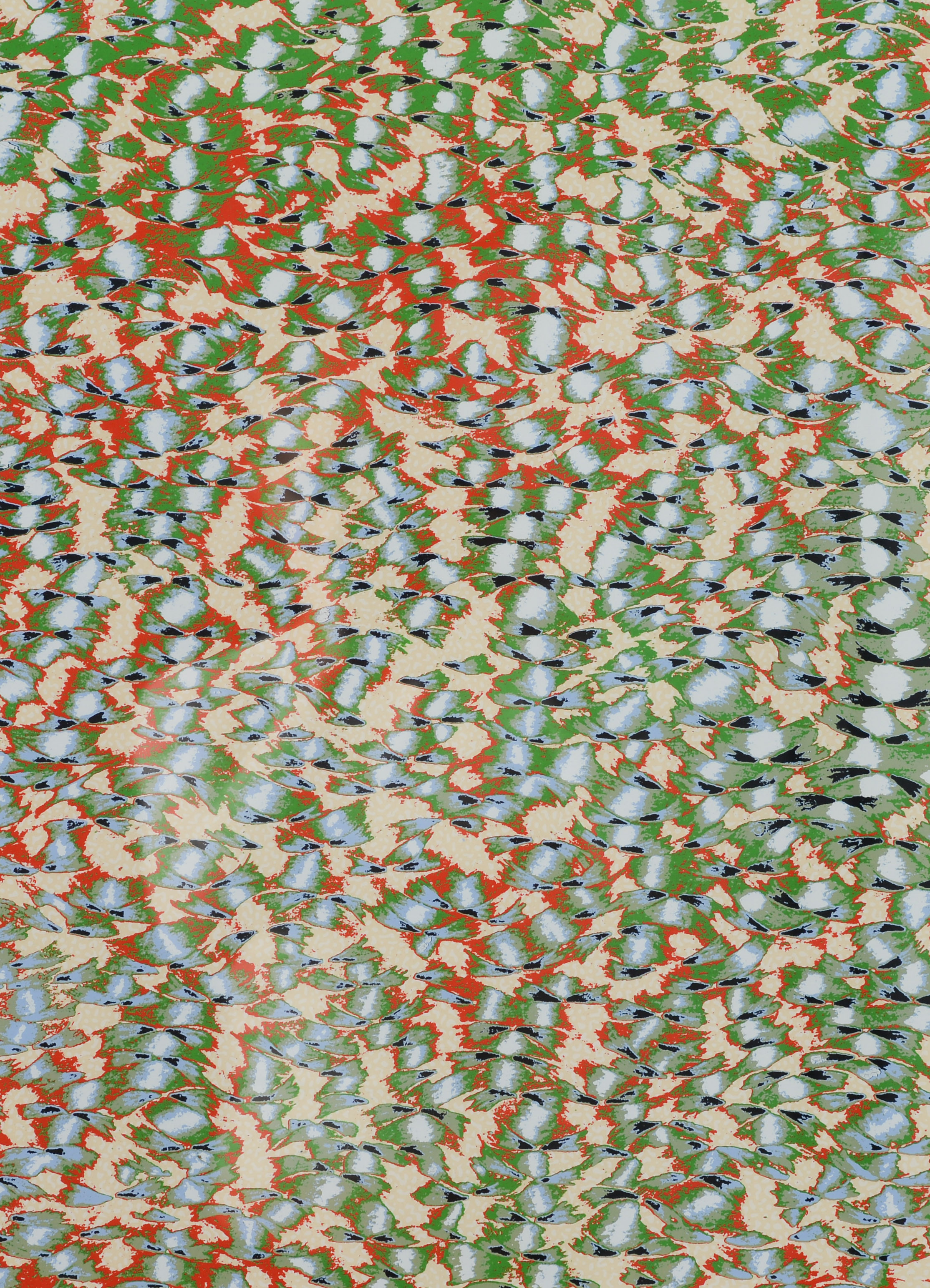 OLLE KÅKS. Komposition, färglitografi, signerad, numrerad 58/150, daterad -80.