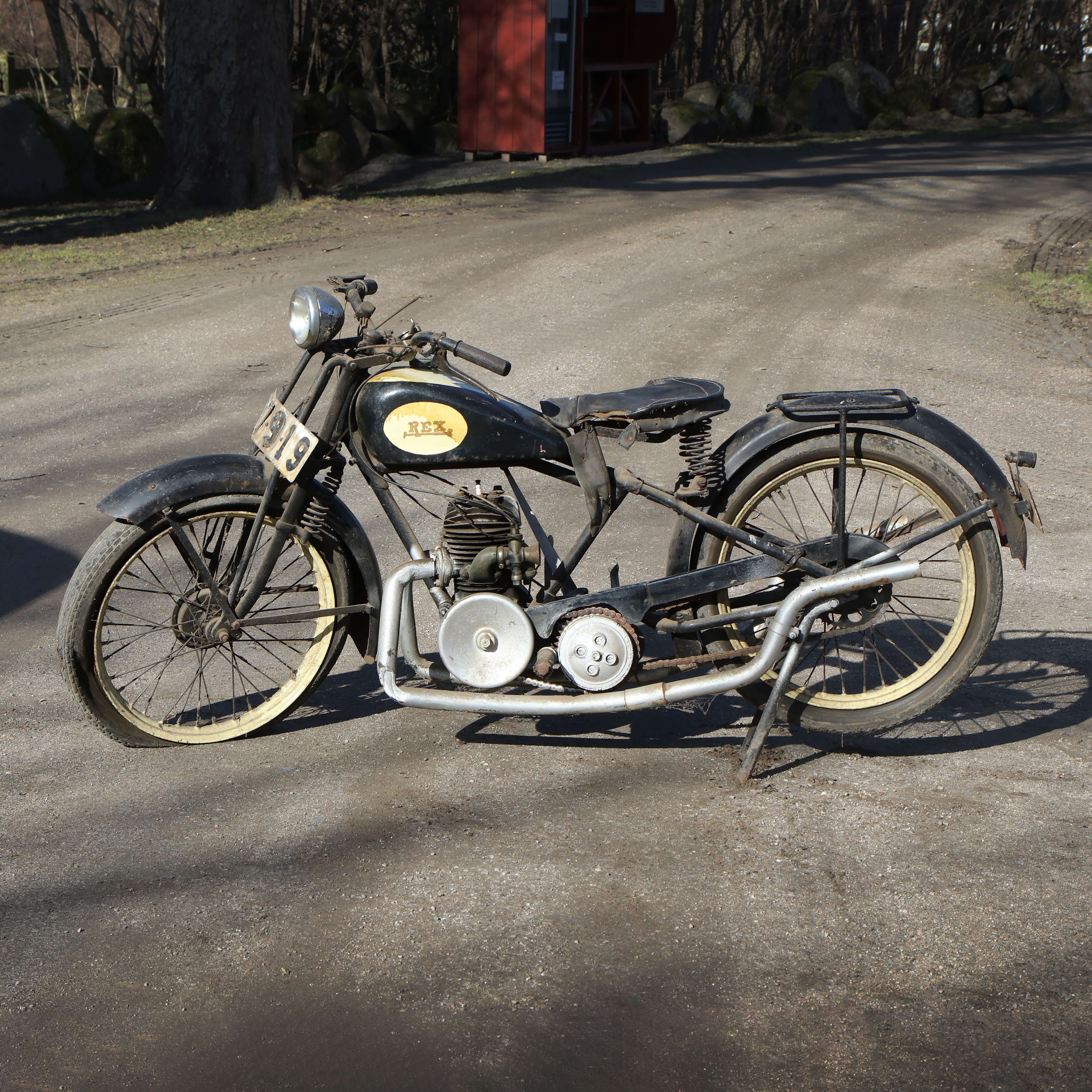 REX VILLIERS, MOTORCYKEL. 250 cc. 1932 års modell.