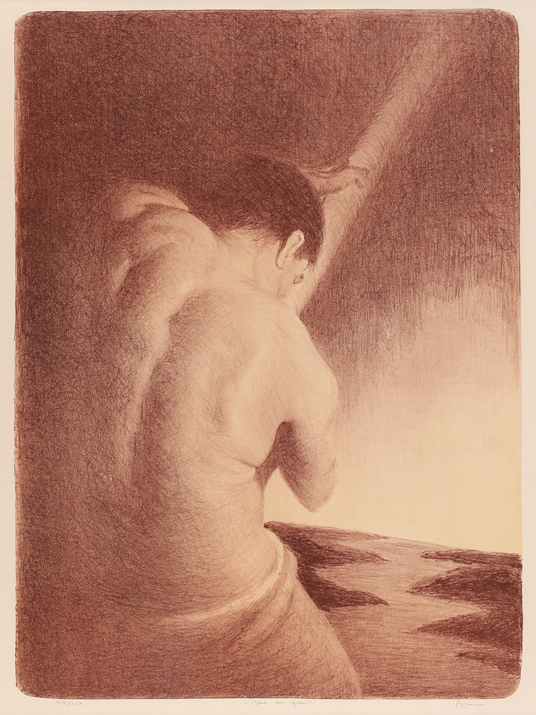 BJÖRN ALGRIM. Färglitografi, signerad, 44/150.