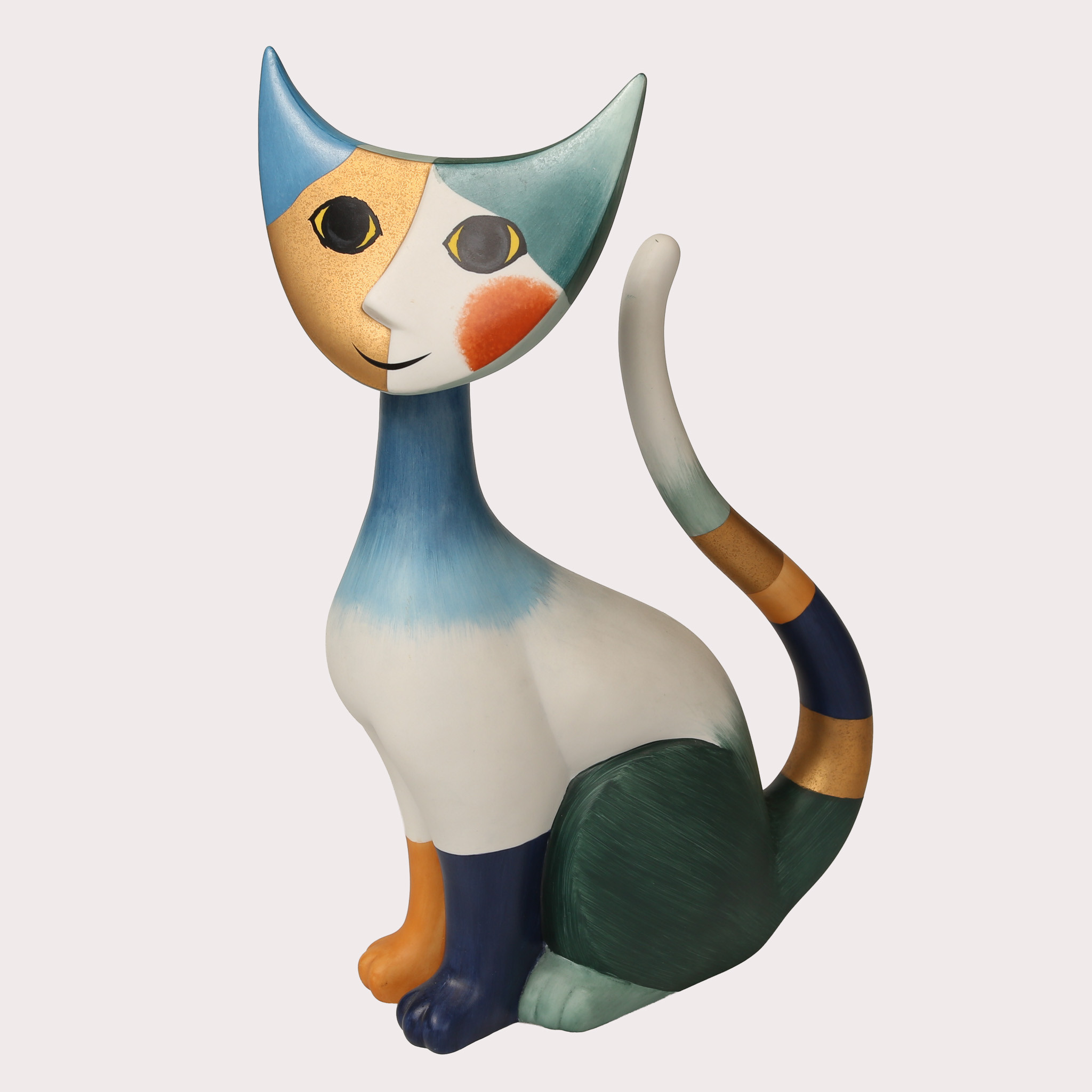 ROSINA WACHTMEISTER. Katt, porslin, Goebel, Tyskland.