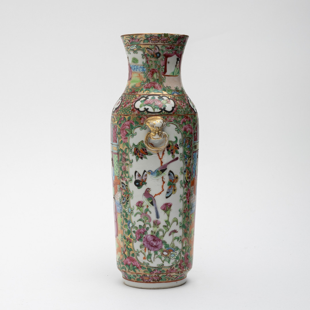 VAS, porslin, Kanton, Kina, 1800-talets andra hälft.