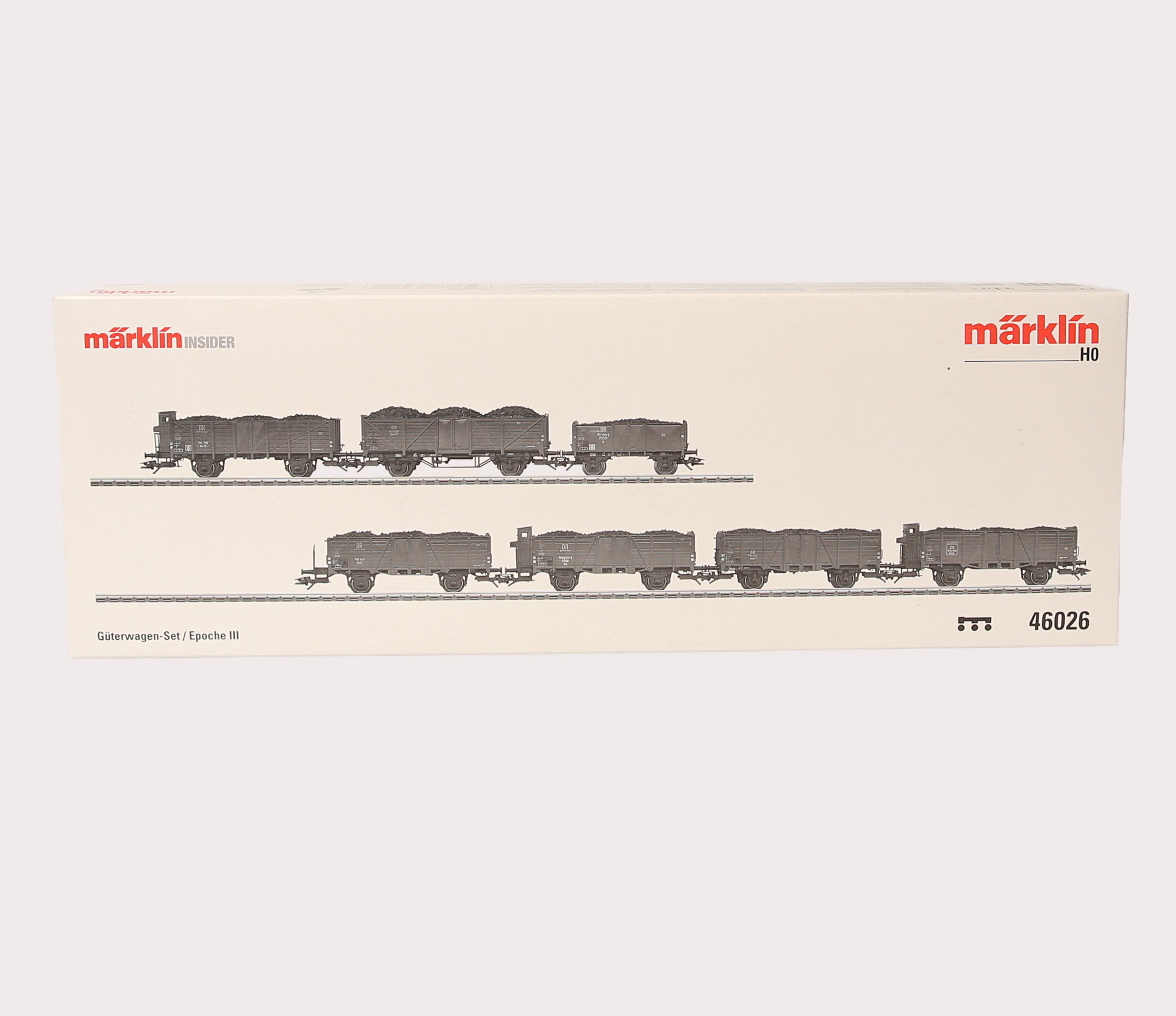 MÄRKLIN, H0, Guterwagen-Set/ Epoche III, 46026.