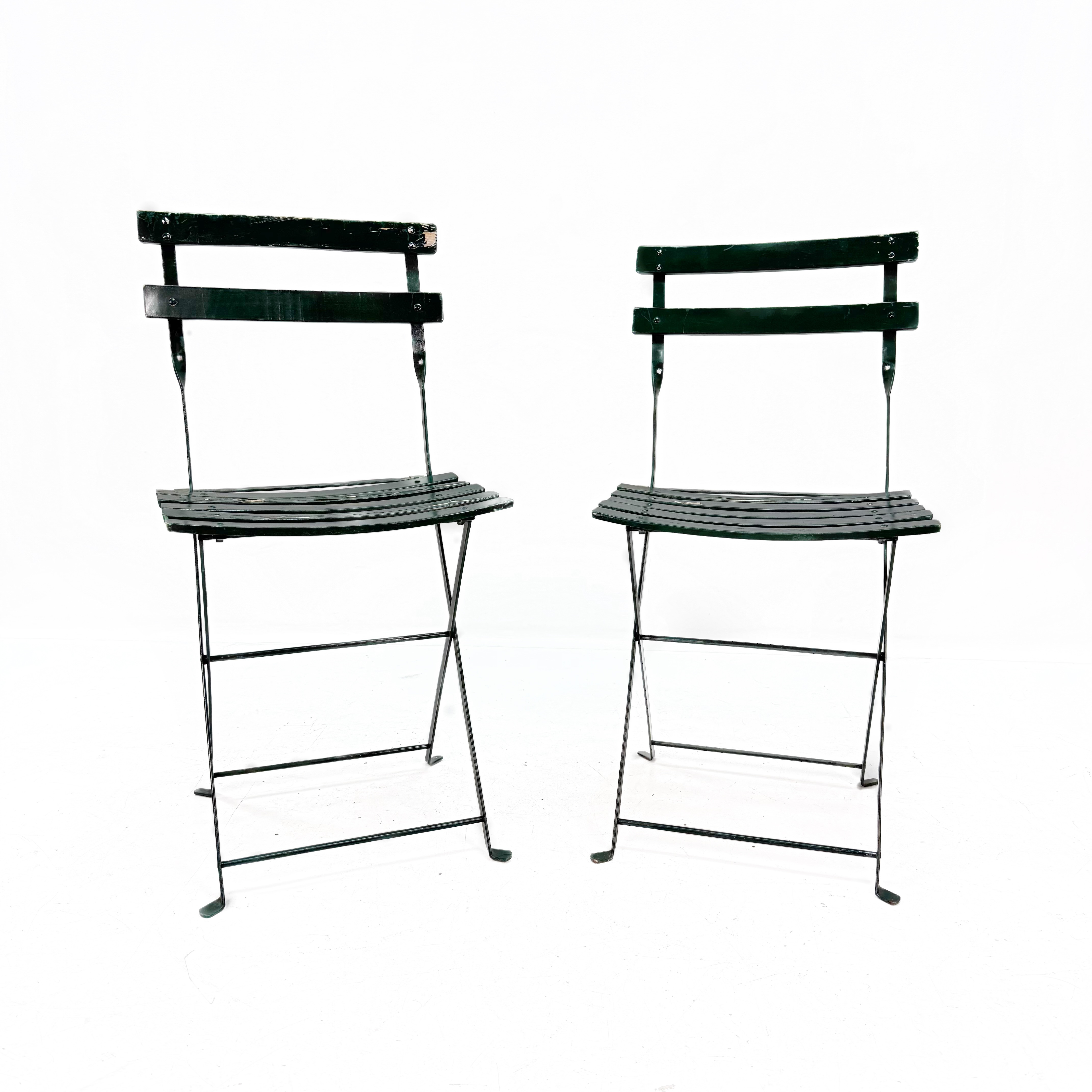 STOLAR 2 st, fällbara, trä, metall.