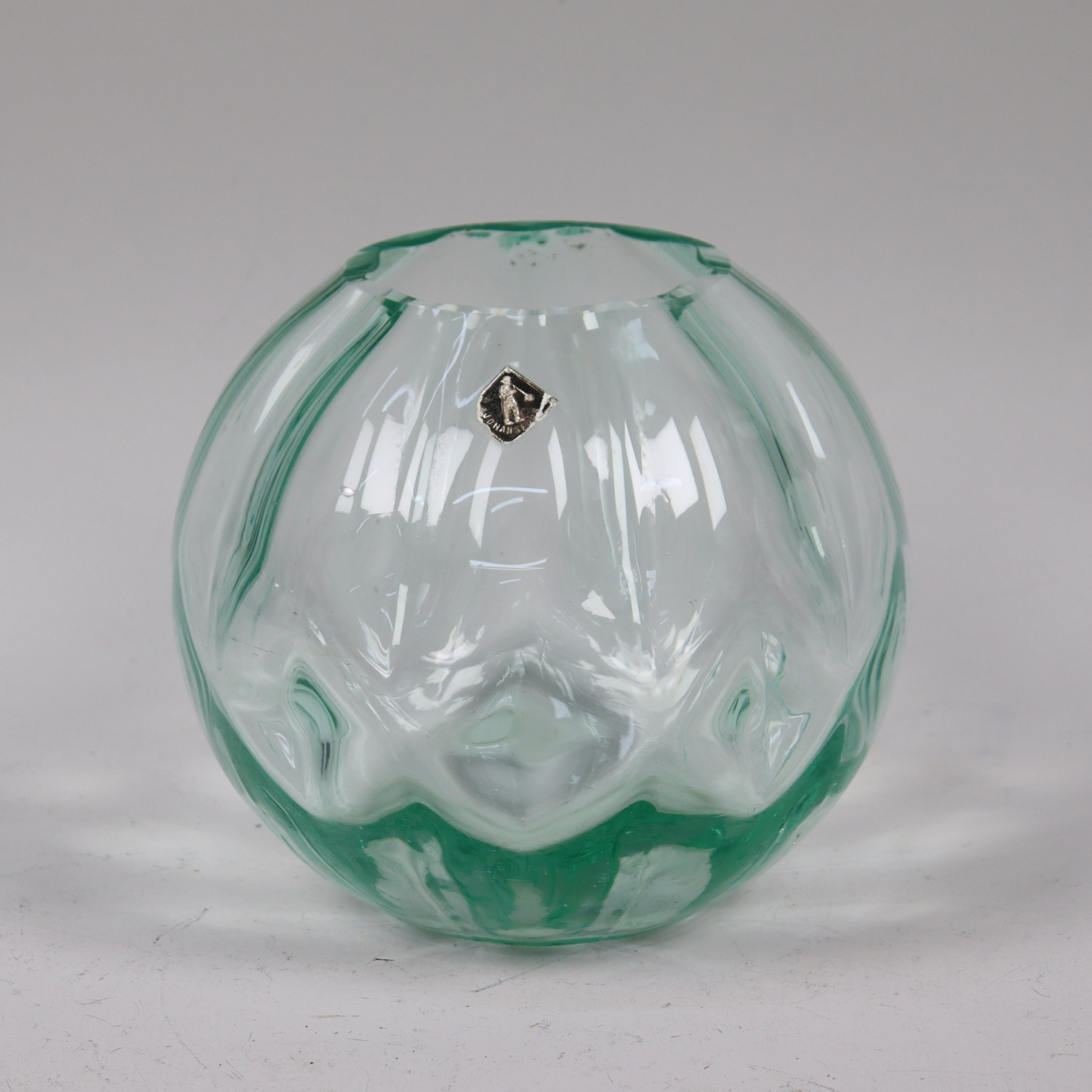 KLOTVAS, Johansfors Glasbruk, glas.