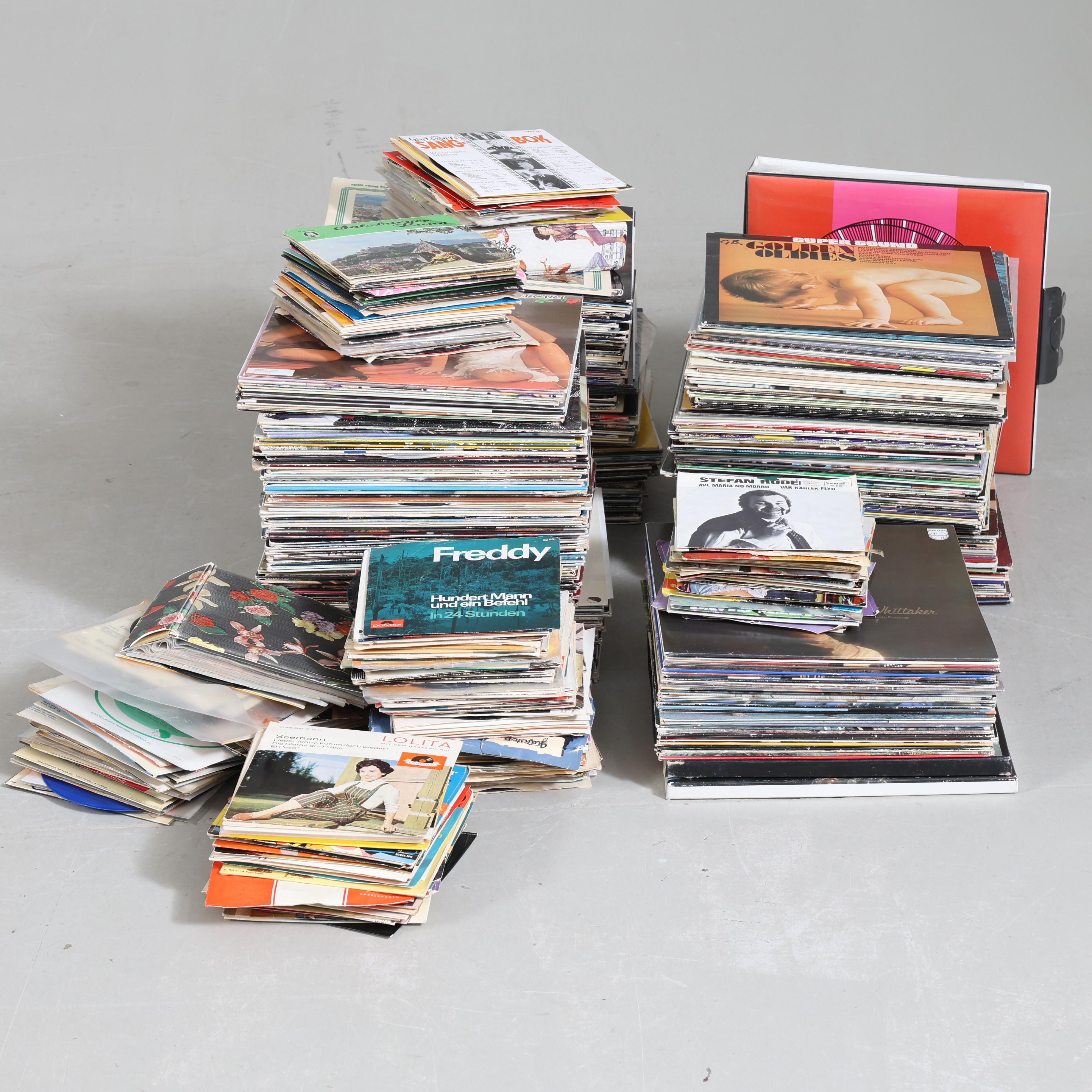 VINYLSKIVOR, singlar & LP, blandade artister.