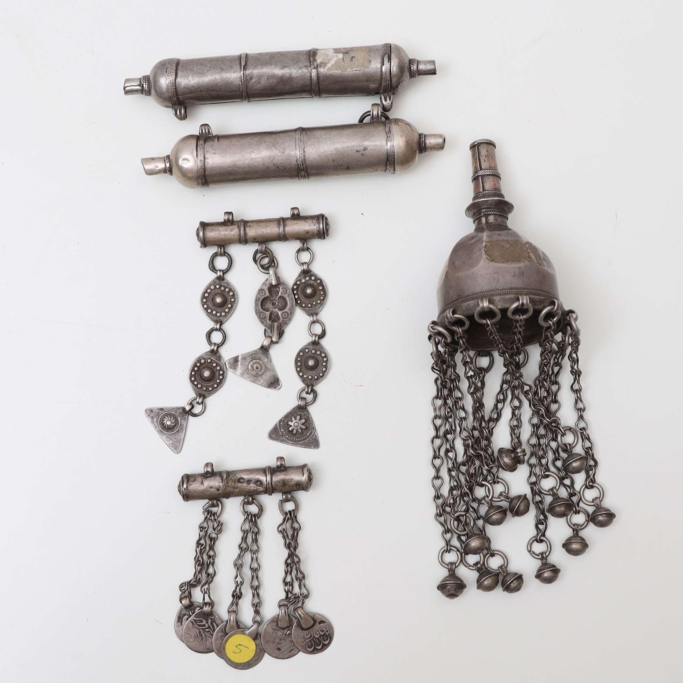 SILVER 5 DELAR, Turkmenistan 1800/1900-tal.