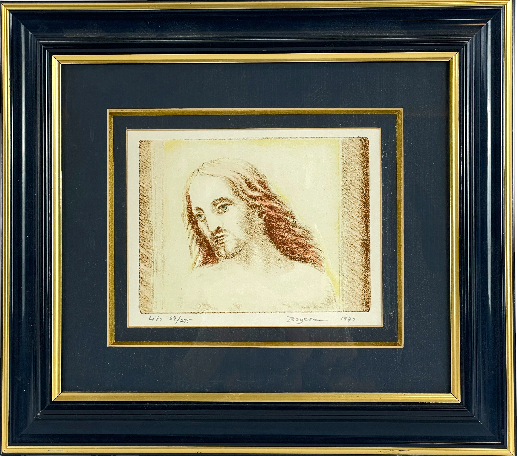 ASBJÖRN BOYESEN. Färglitografi, numrerad 69/275 & signerad Boyesen.