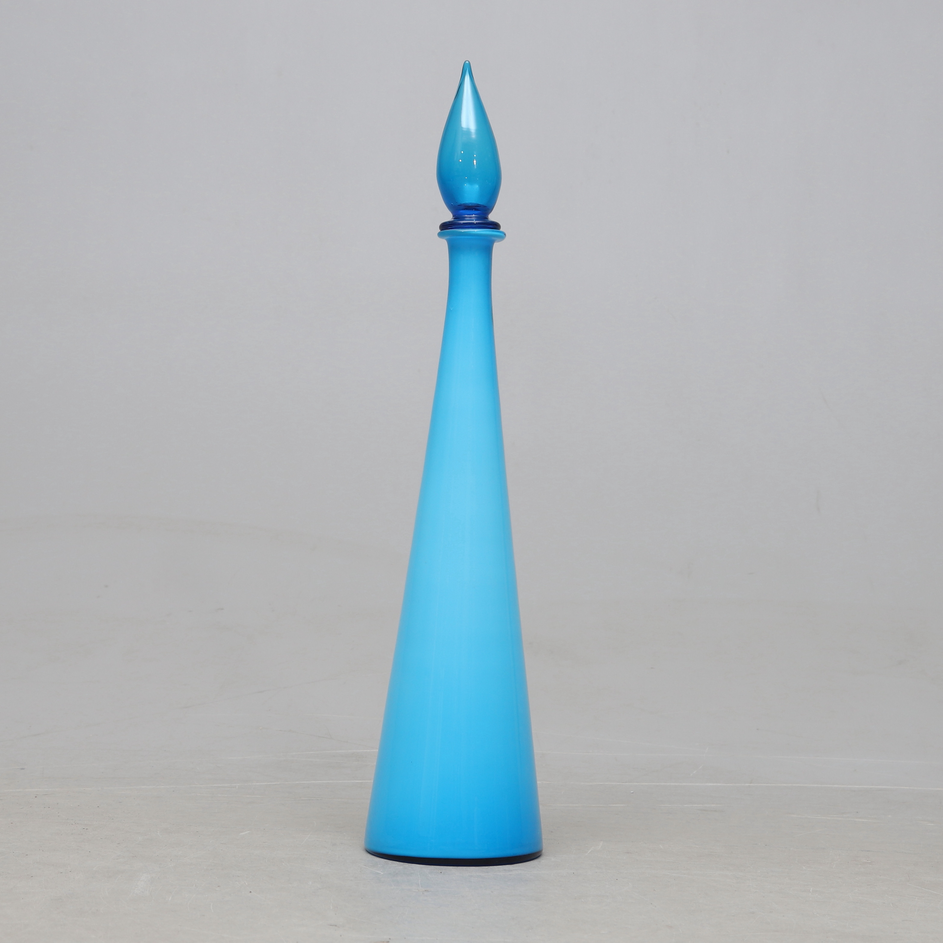 KARAFF, glas, sannolikt Empoli, Italien, 1900-tal.