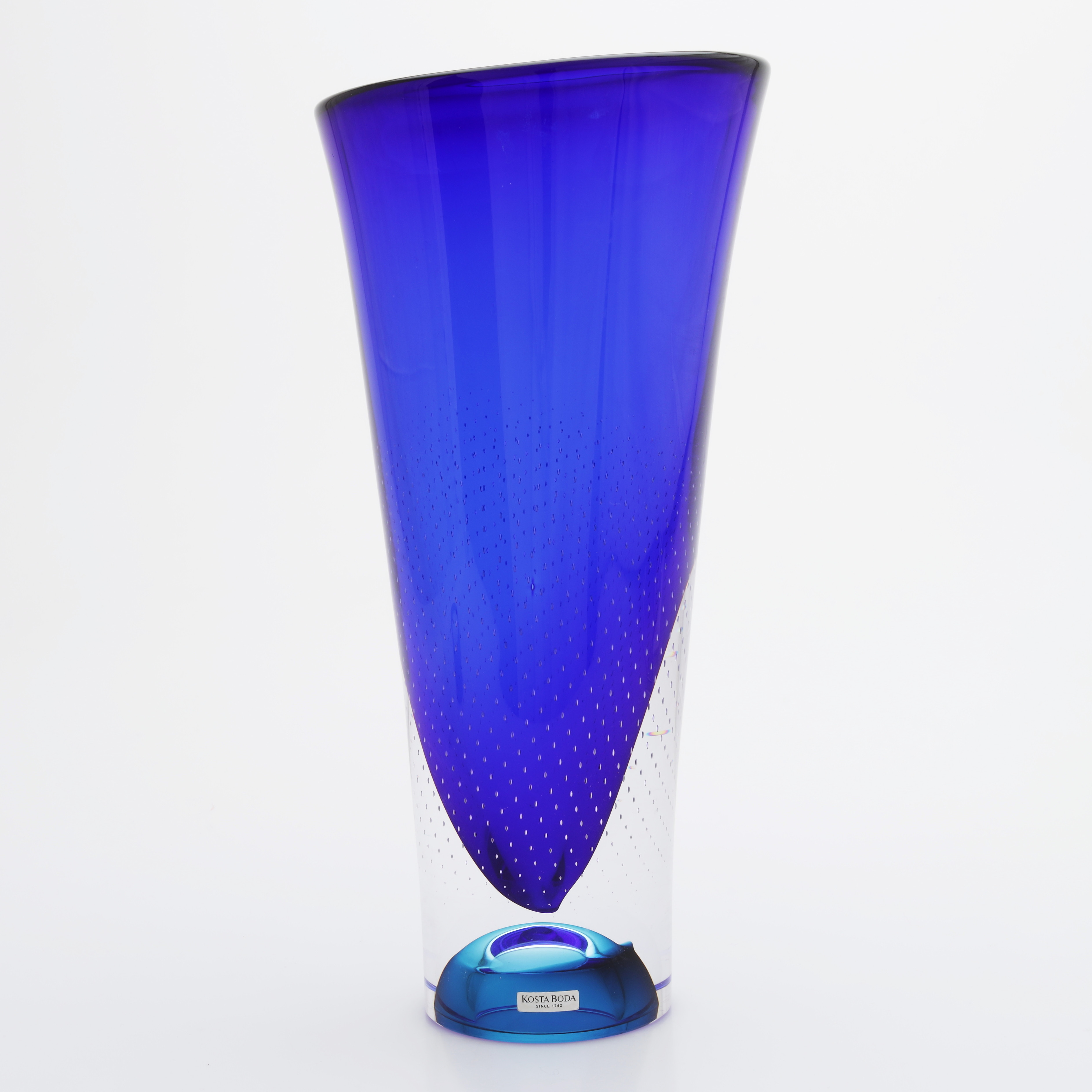 GÖRAN WÄRFF. "Zoom", vas, glas, Kosta Boda.