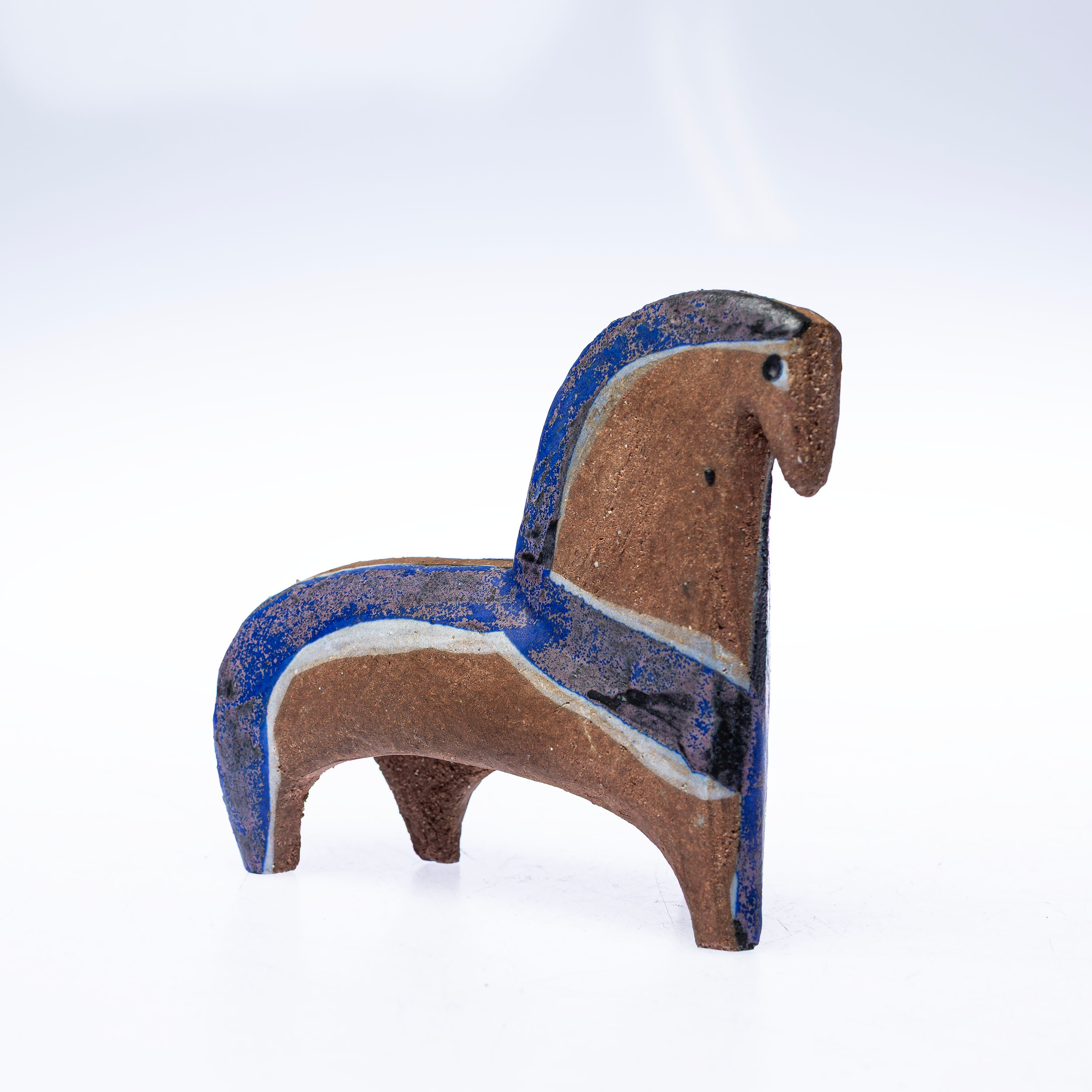 LISA LARSON. FIGURIN. Stengods. Häst. Omärkt.