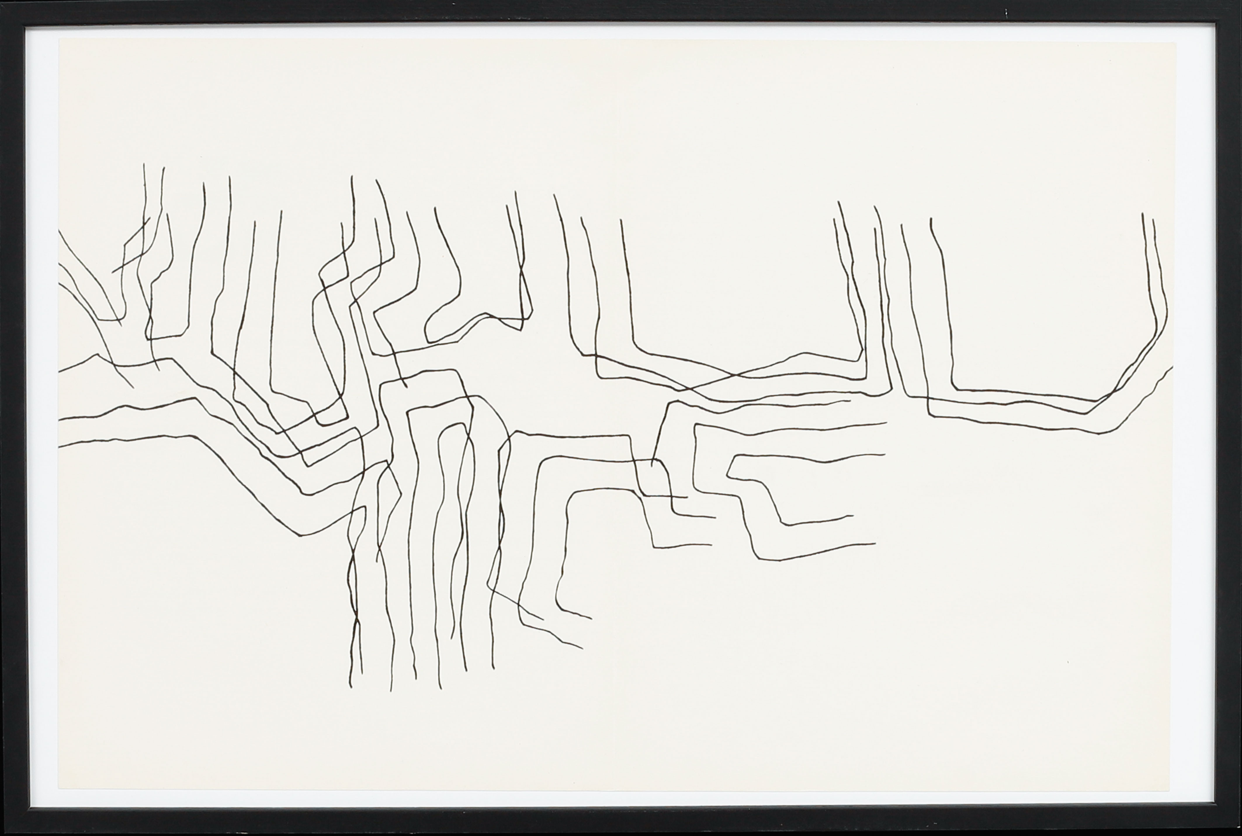 EDUARDO CHILLIDA. EFTER. Komposition, litografi ur Derriére Le Miroir.