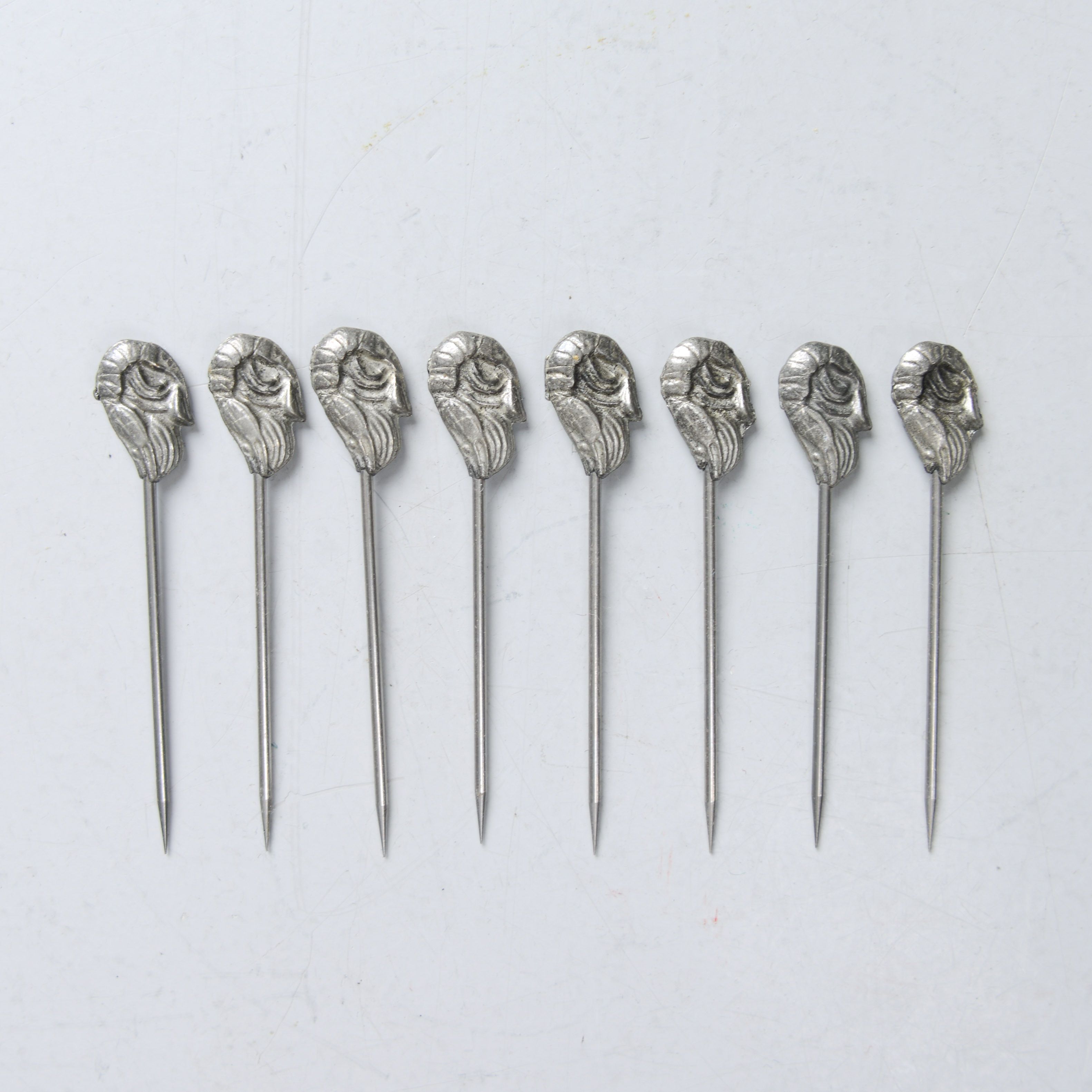 COCKTAILPINNAR, 8 st, räka, tenn.