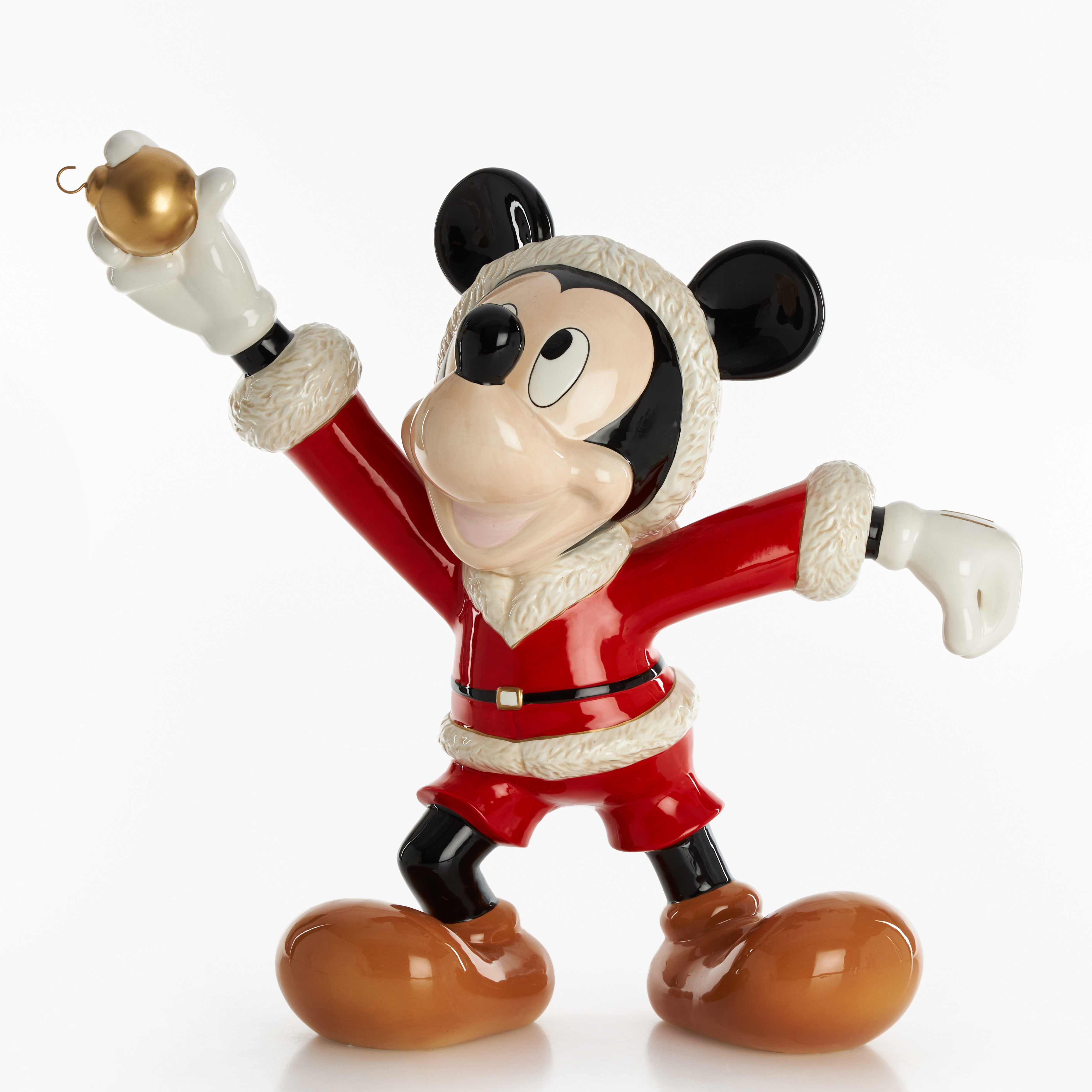 STEFAN LINDAHL. Figurin, storlek XL, Musse Pigg, Disney Collection, Fyrklövern, porslin.