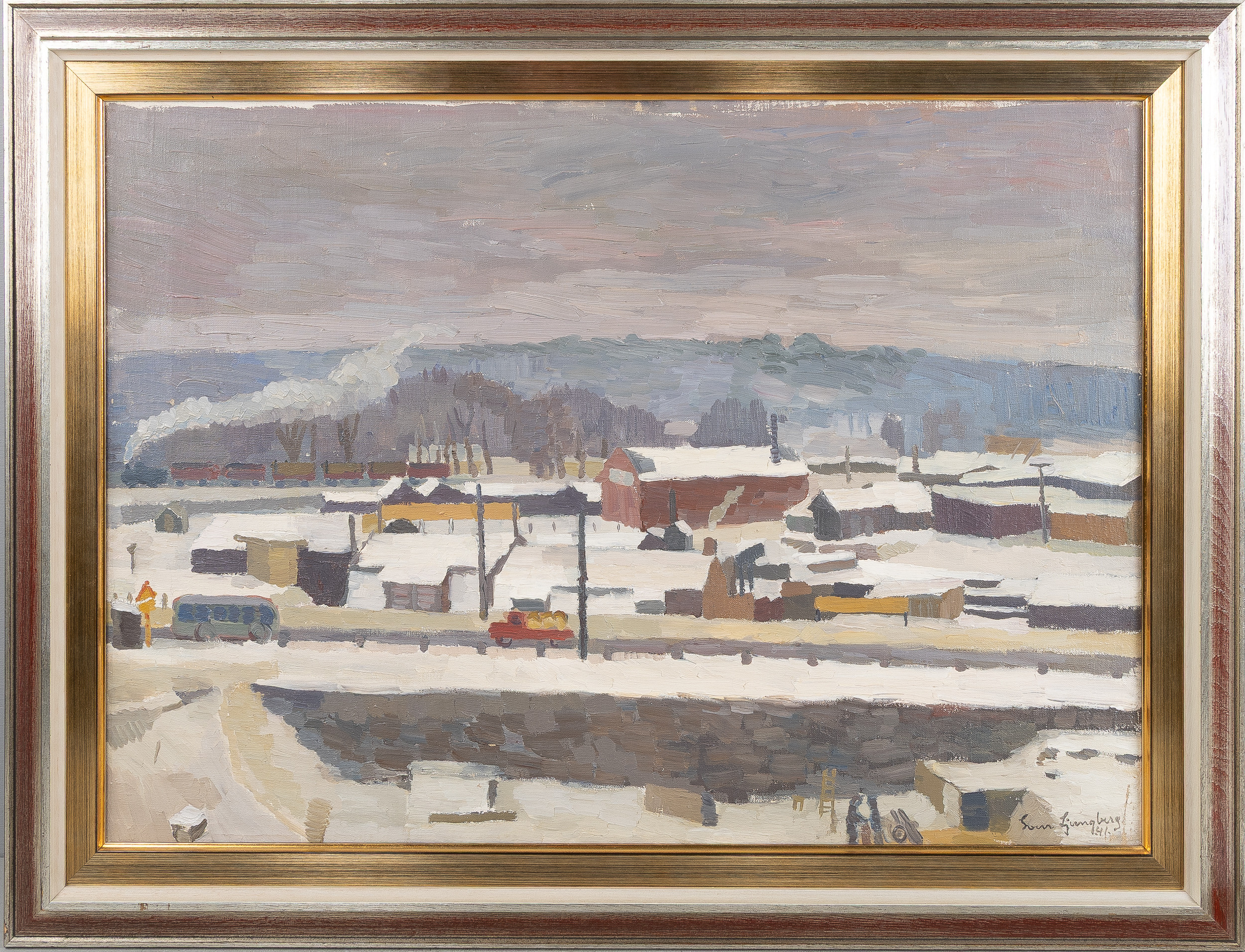 SVEN LJUNGBERG. Olja på duk, signerad och daterad -41.