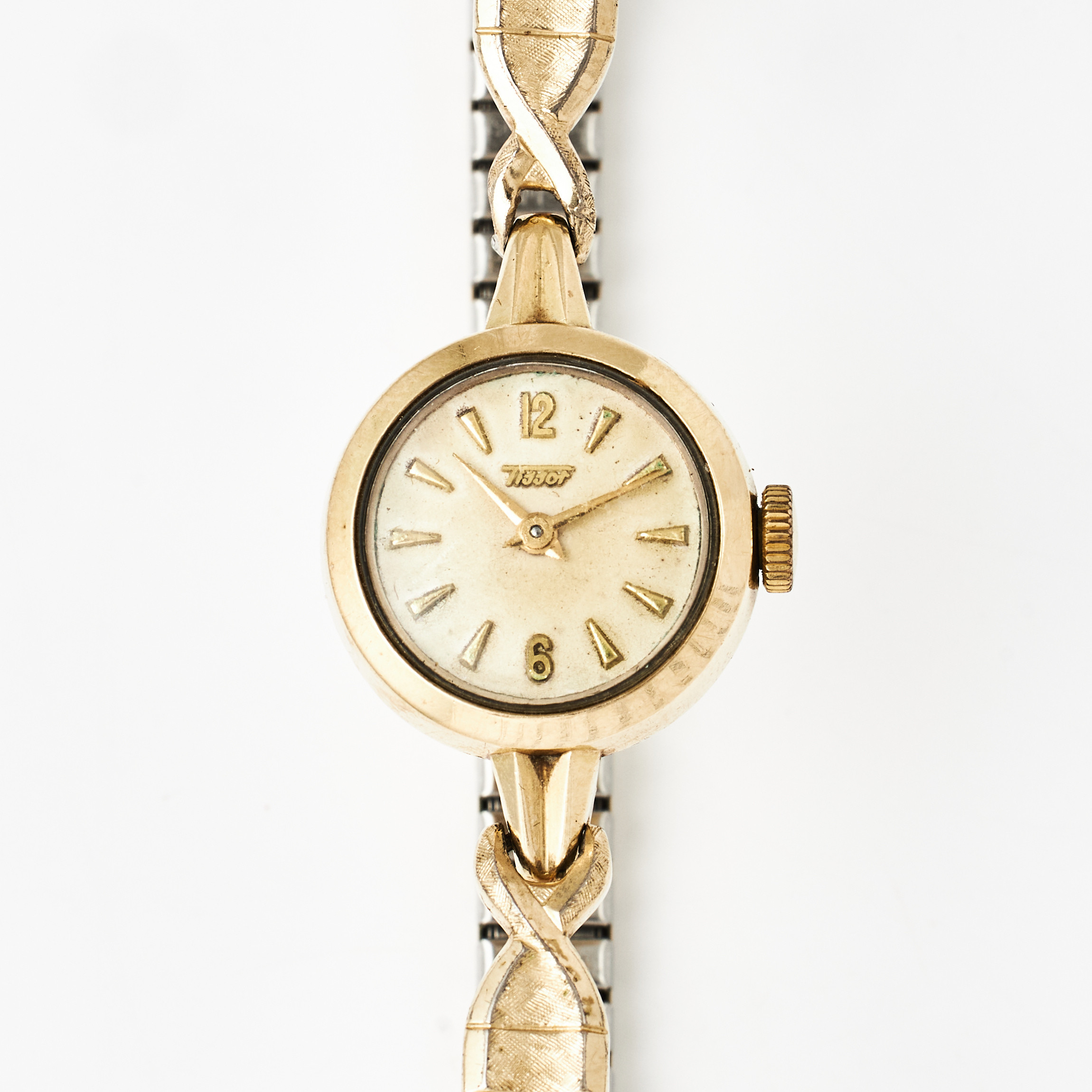 TISSOT, armbandsur, 19,5 mm, 14K guld, ca 1955.