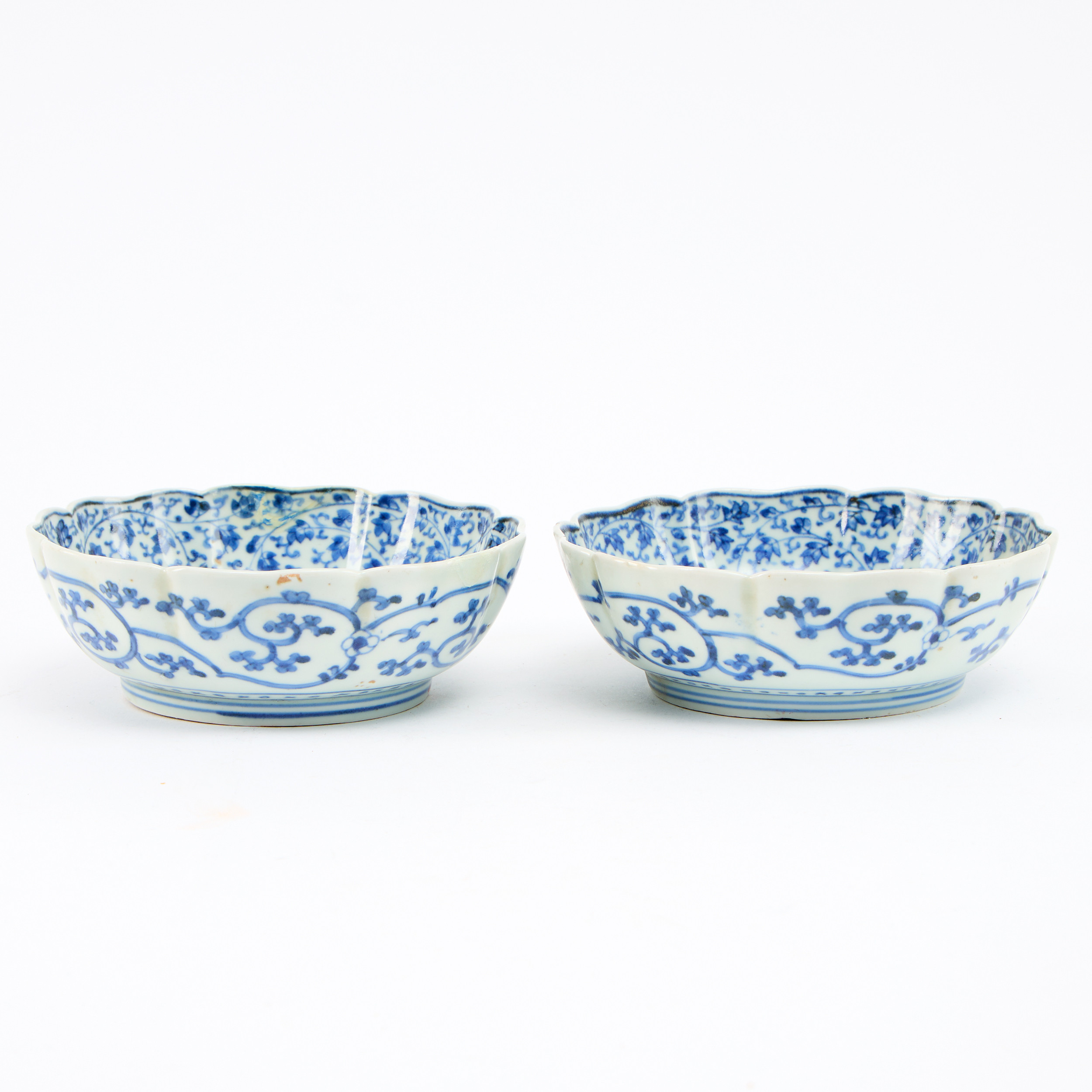 SKÅLAR ett par Japan Meiji porslin.