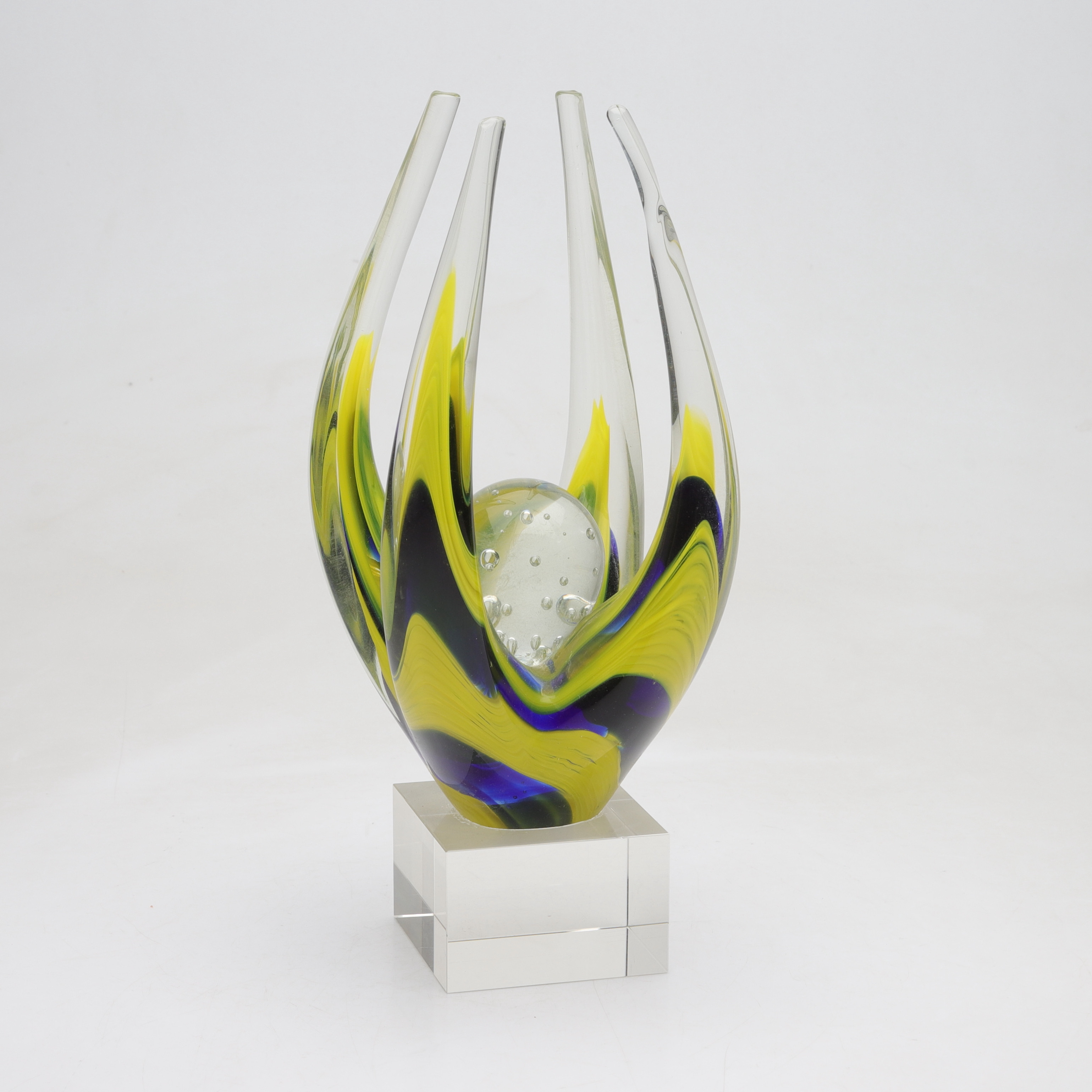 SKULPTUR, glas, RBA, Karlshamn, 1900-talets senare del.