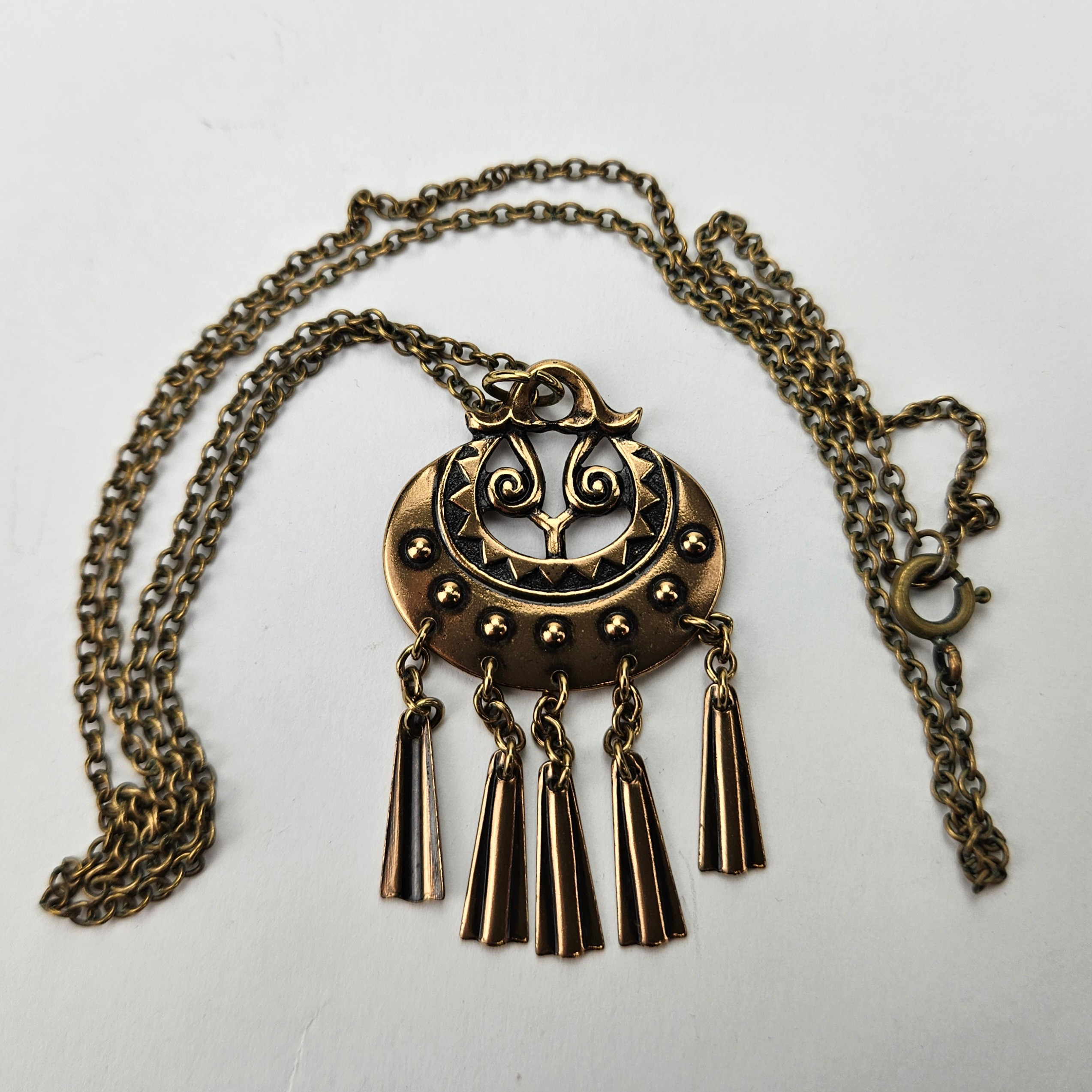 GERMUND PAAER. Hänge, brons, "Moon Goddess", Kalevala med HALSKEDJA, metall.