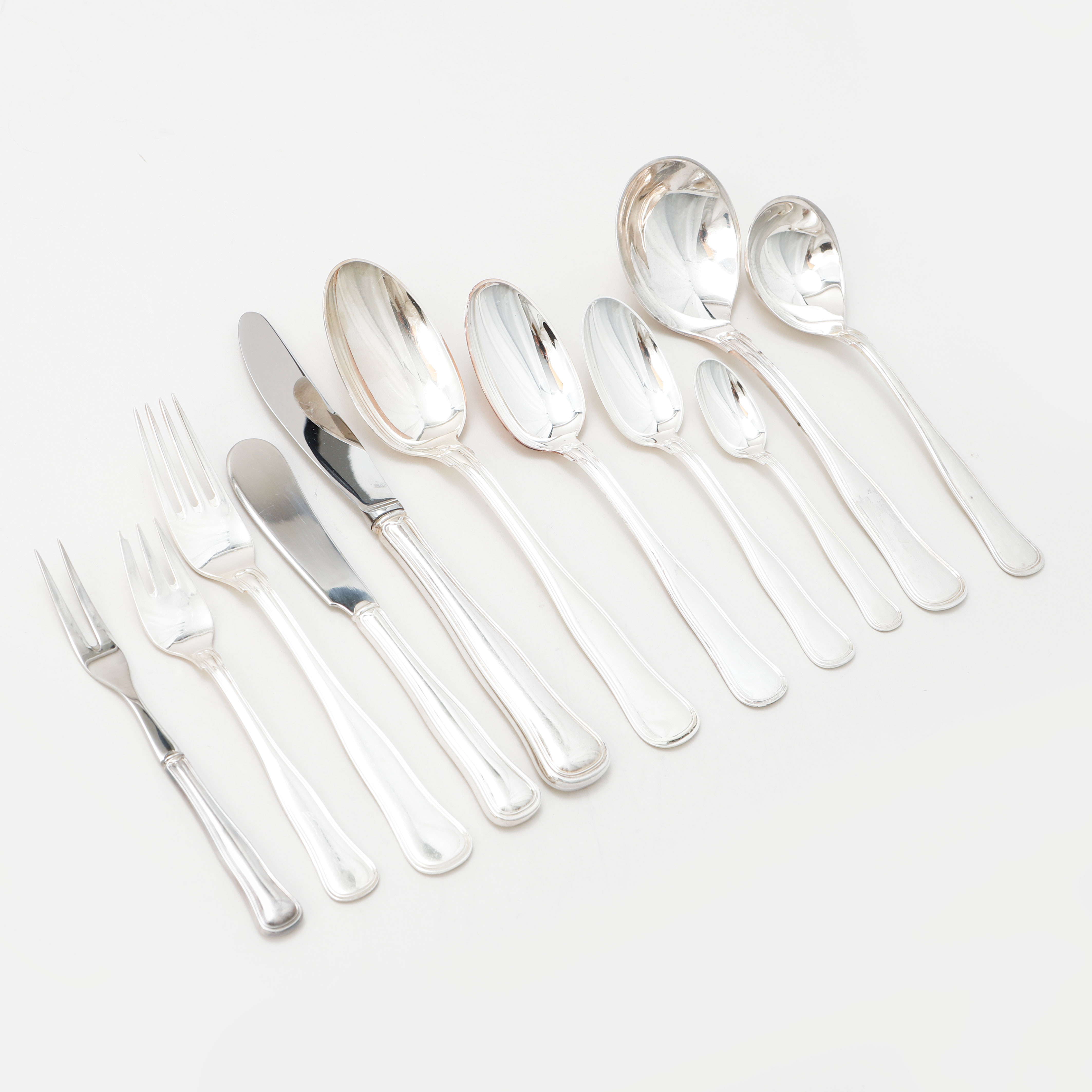 BESTICKSERVIS, 80 delar, silver, "Gammal Dansk", Cohr, Danmark.