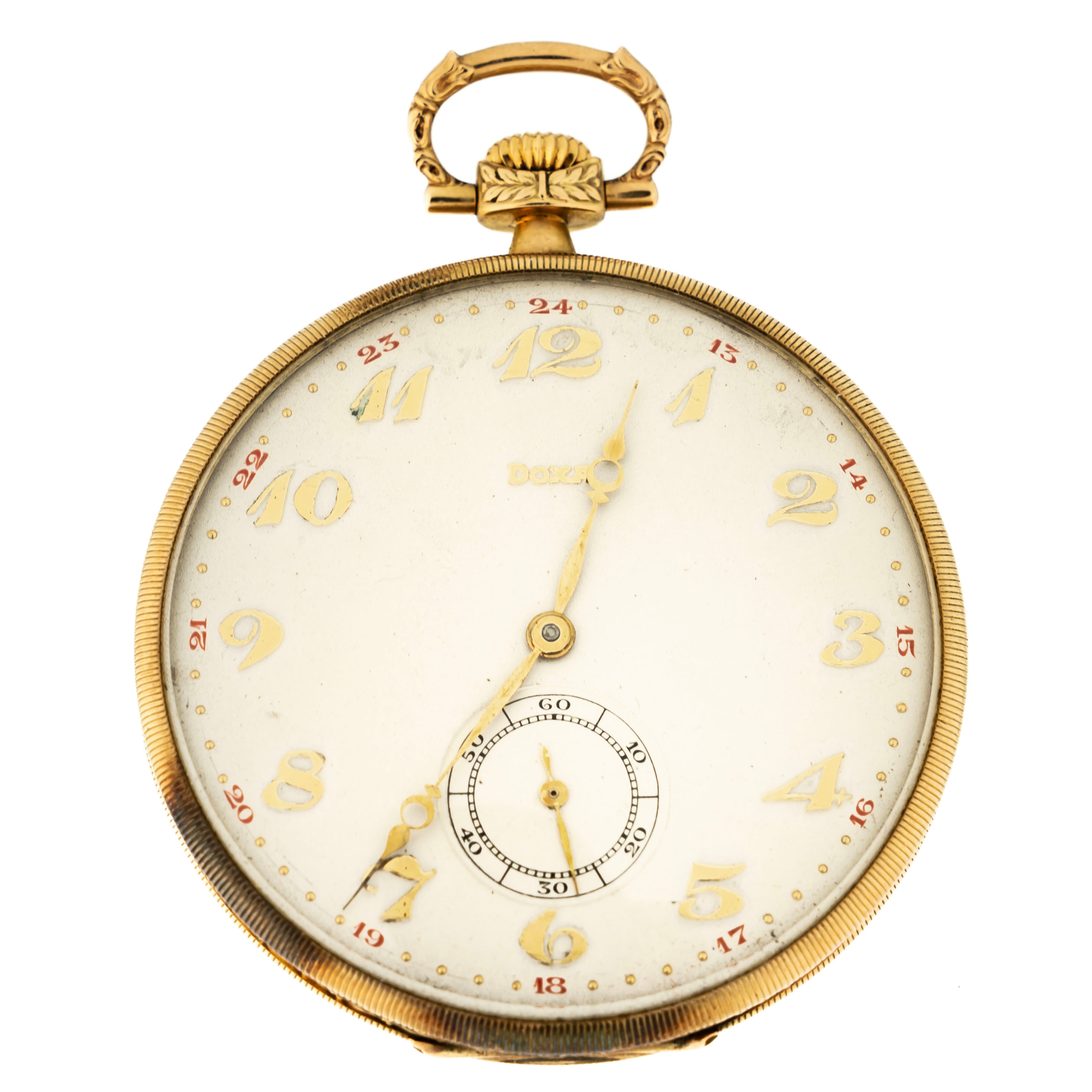 DOXA. Fickur 14K Guld, Paris 1900-tal.