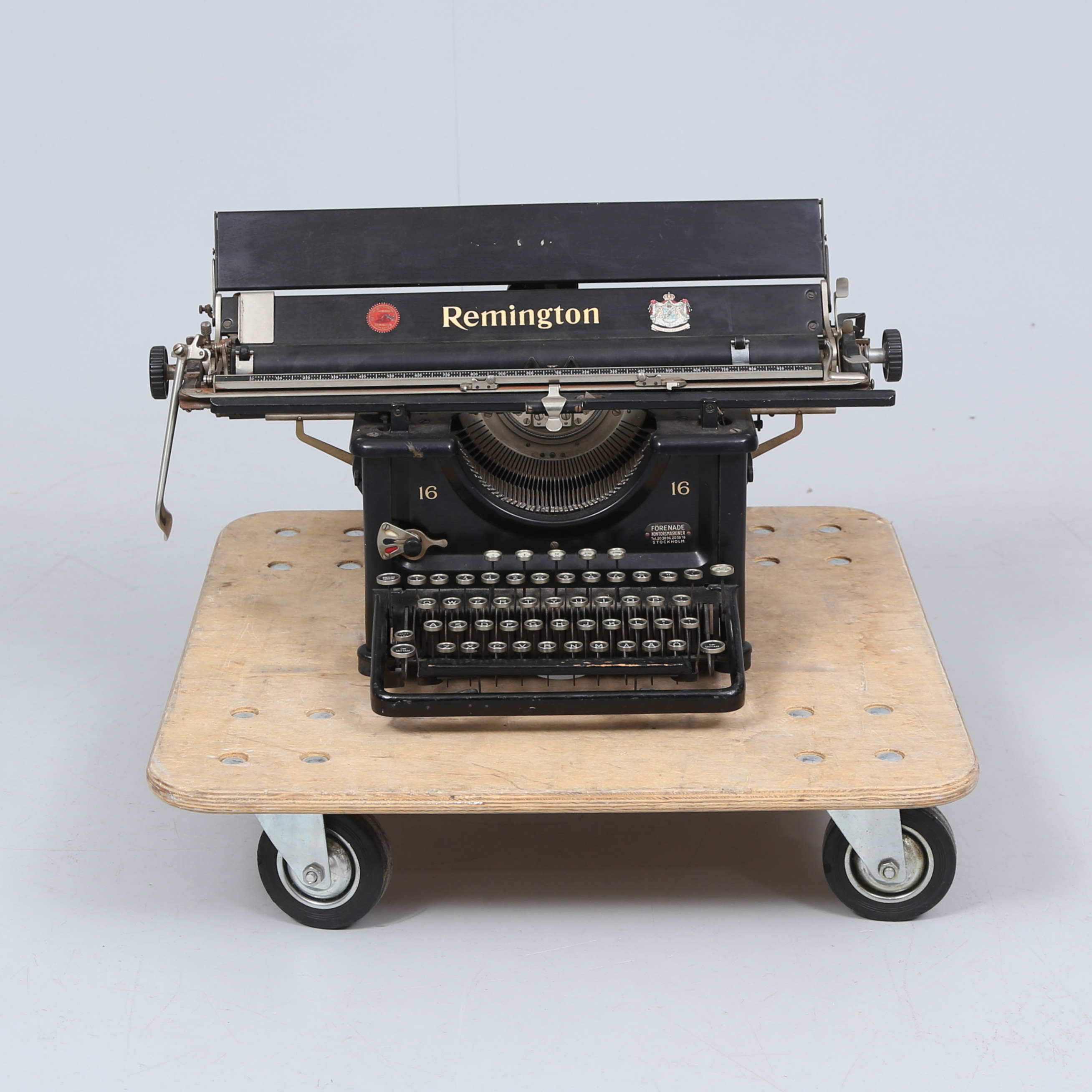 SKRIVMASKIN, Remington 16, 1900-talets början.