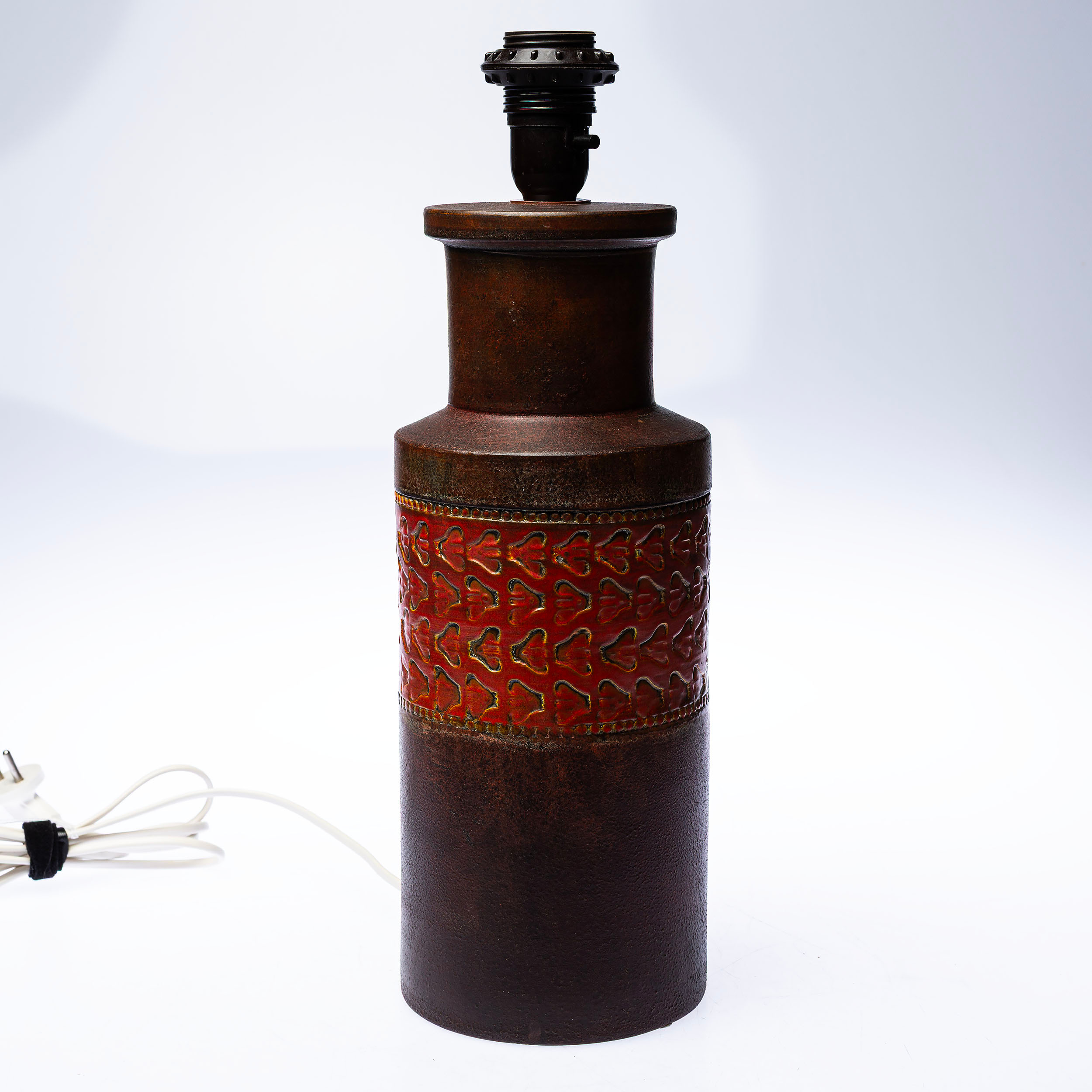 BORDSLAMPA, lergods, Bitossi, Bergboms, 1960/70-tal.