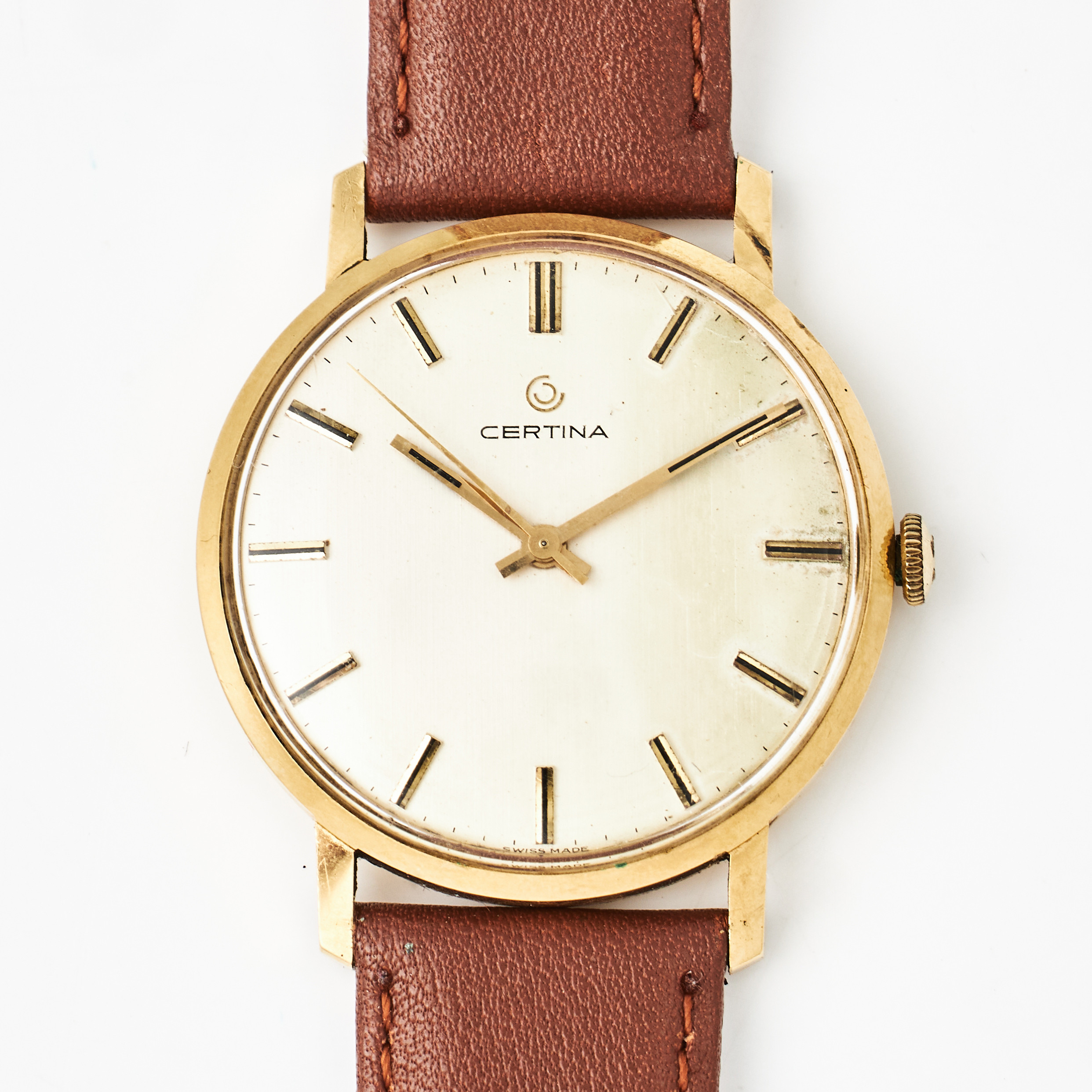 CERTINA, armbandsur, 34 mm, 18K guld, ca 1975.
