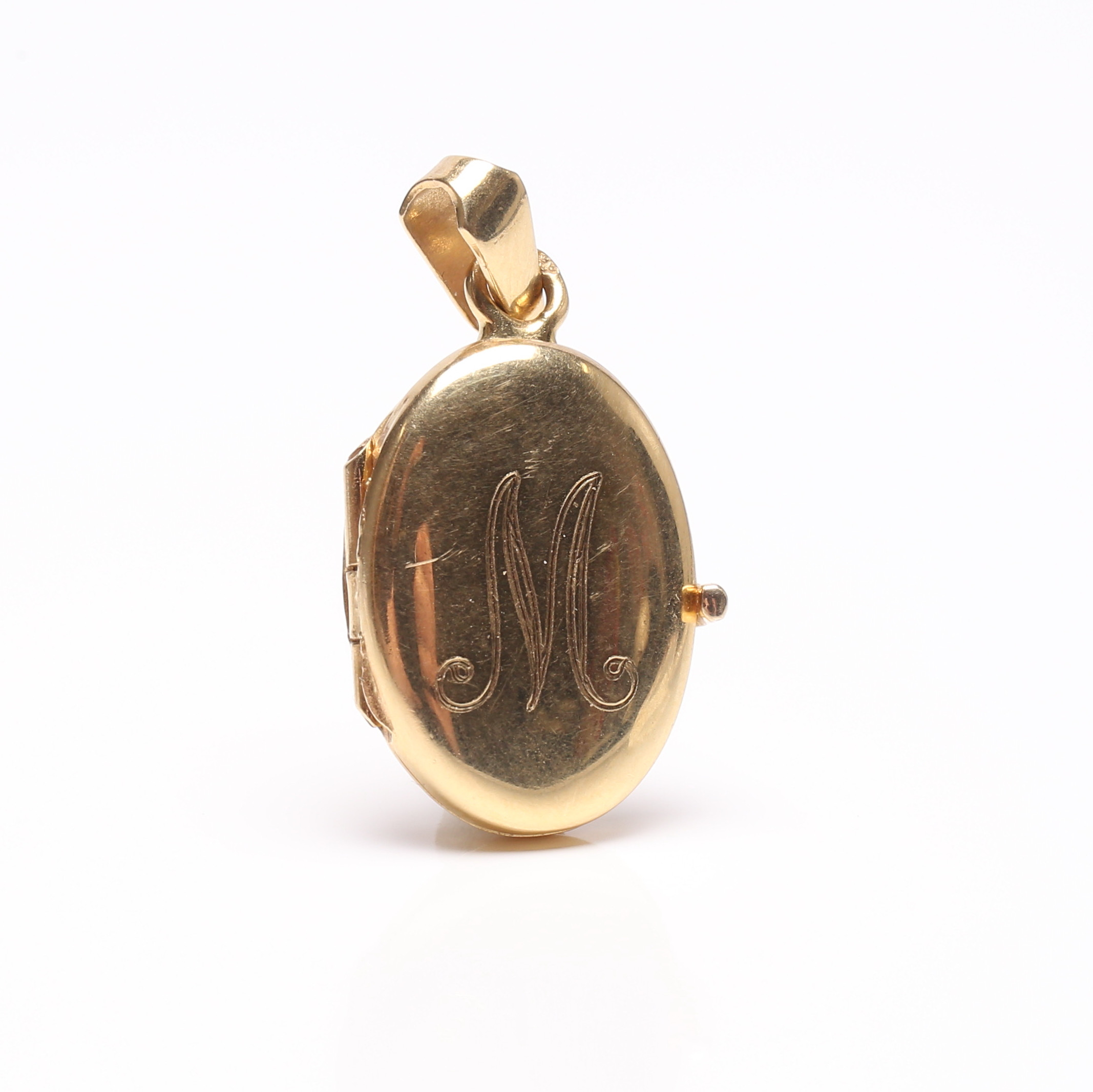 FOTOGÖMMA/HÄNGE, 18K guld, ca 5.3gram.