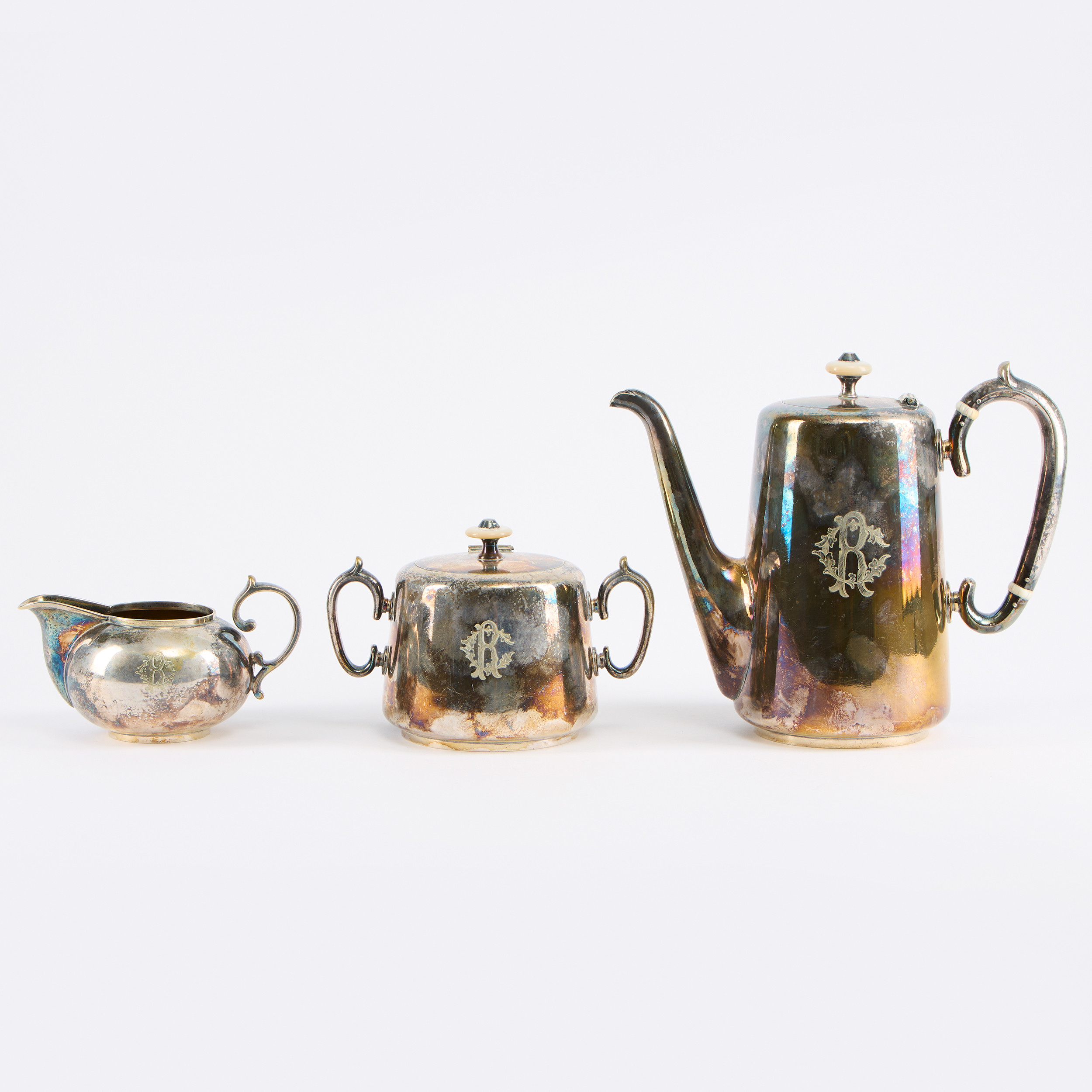 KAFFESERVIS 3 dlr Aleksandr Katch, Moskva omkring år 1910.