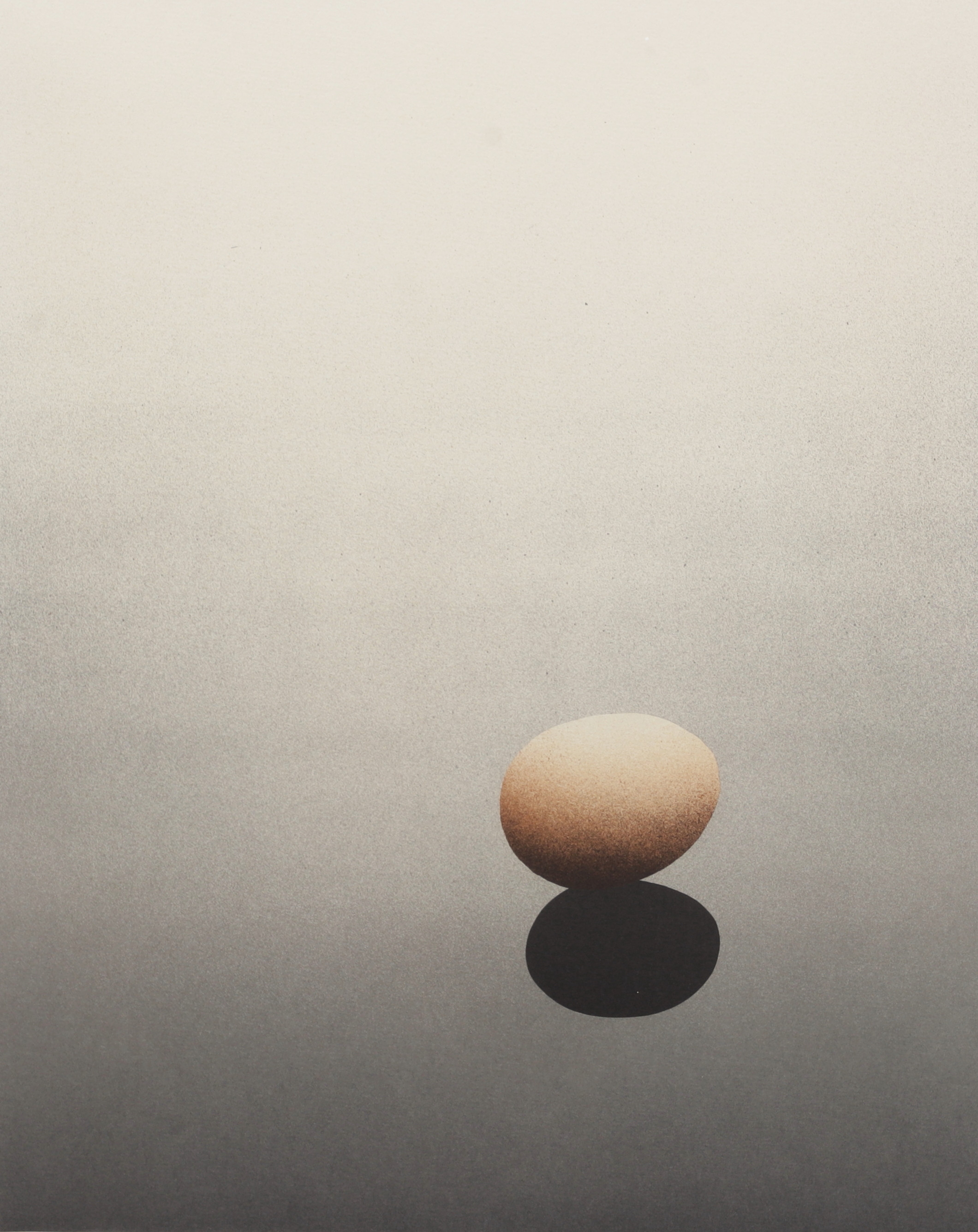 JOHANNES OLSSON. Svävande ägg, färglitografi, signerad och numrerad 246/250.